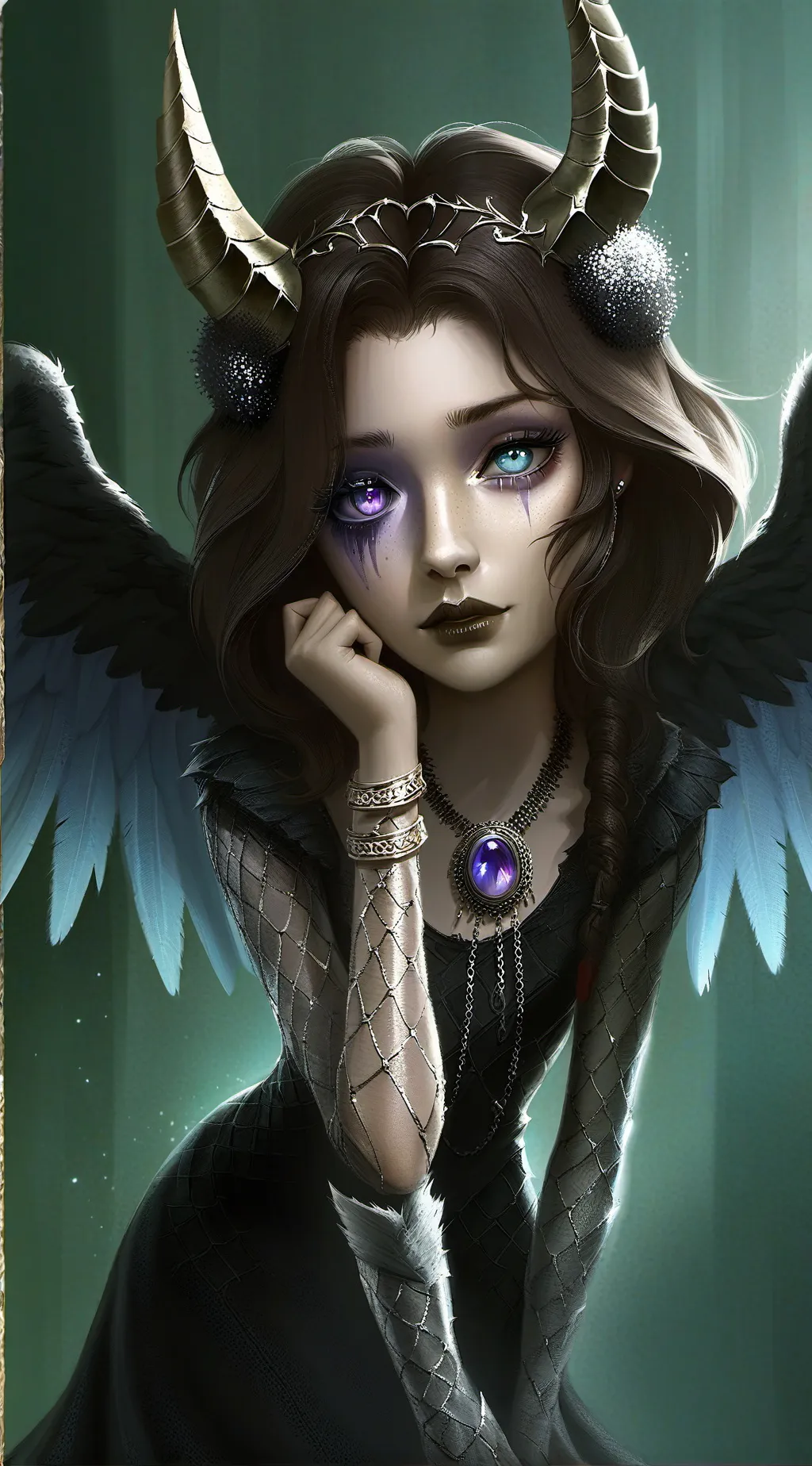 ai character: Lisa Afton background