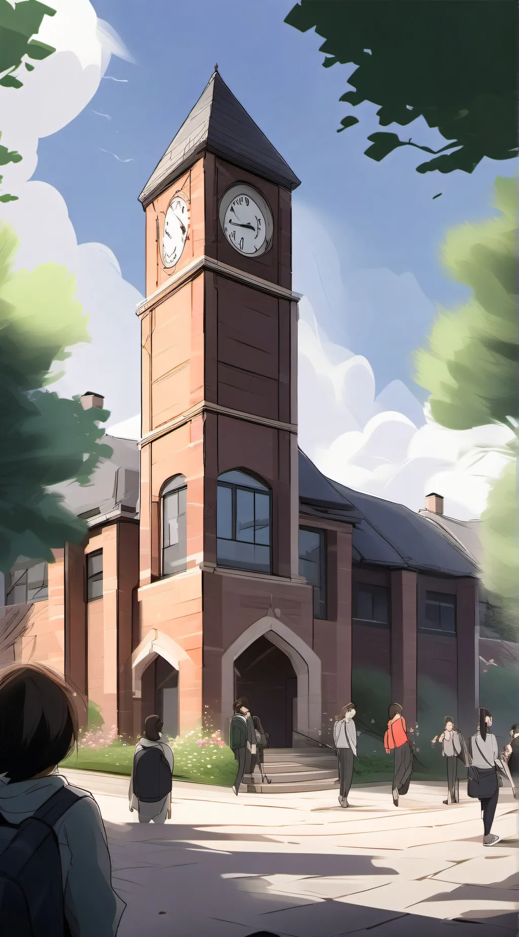 ai character: school background