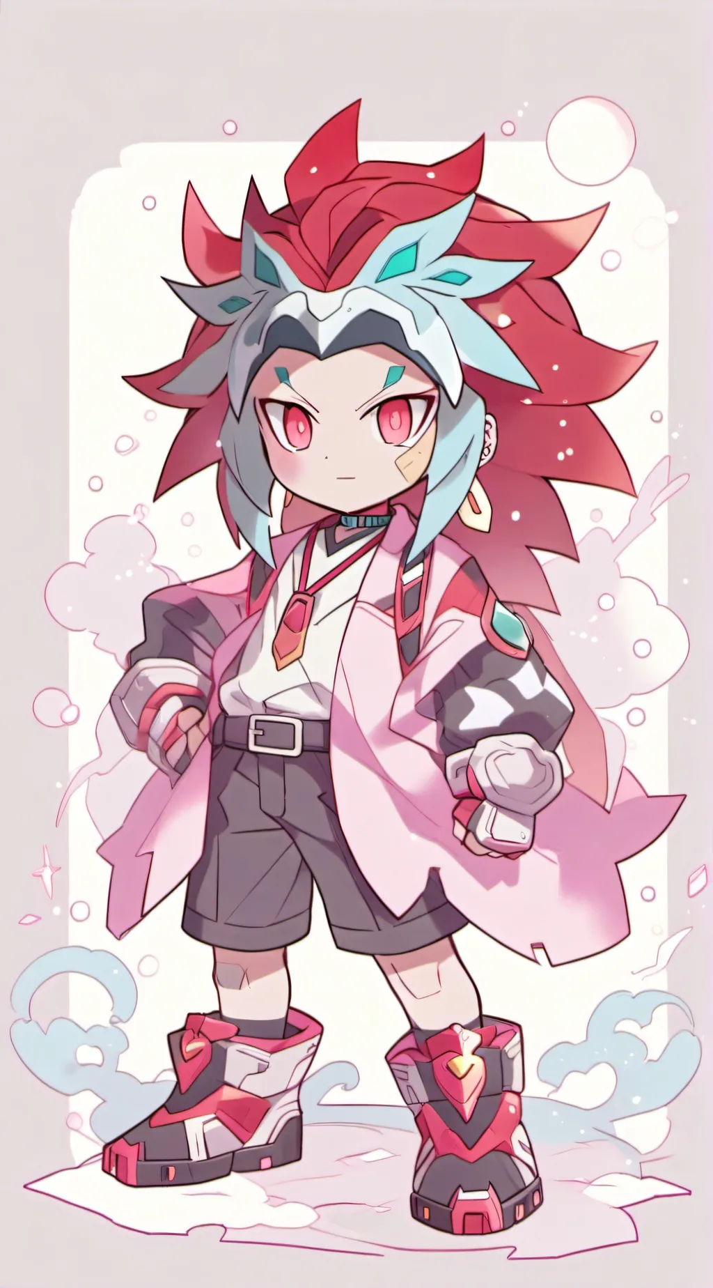 ai character: BeyBlade  background