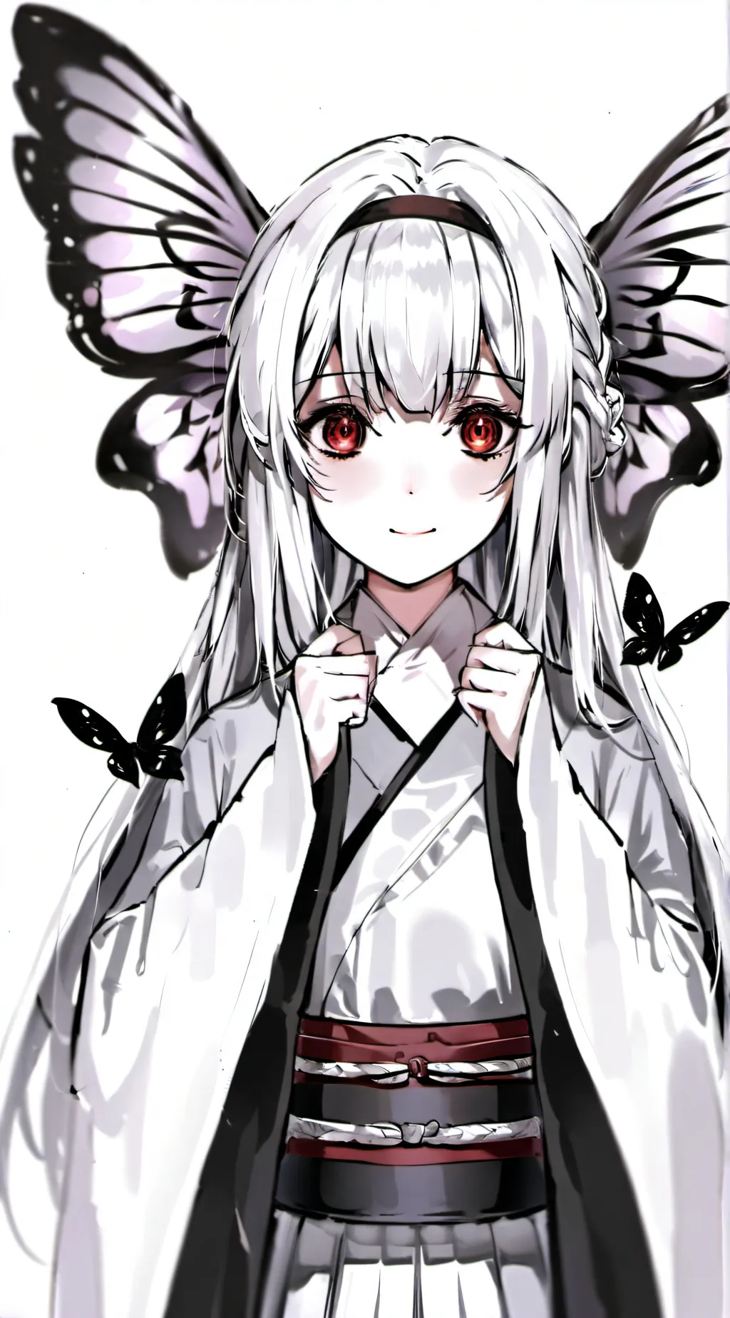 ai character: Mashiro the moth background