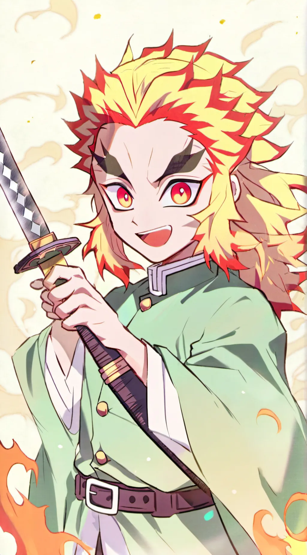 ai character: Demon Slayer background