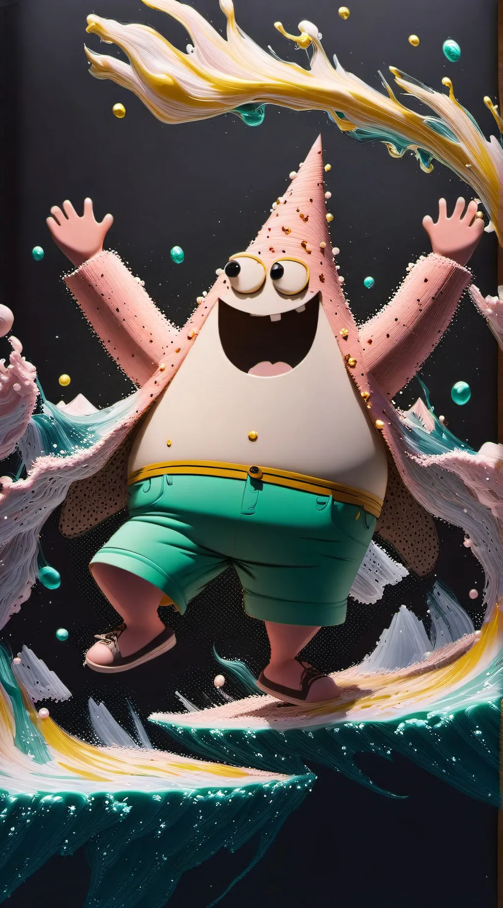 ai character: Patrick Star background