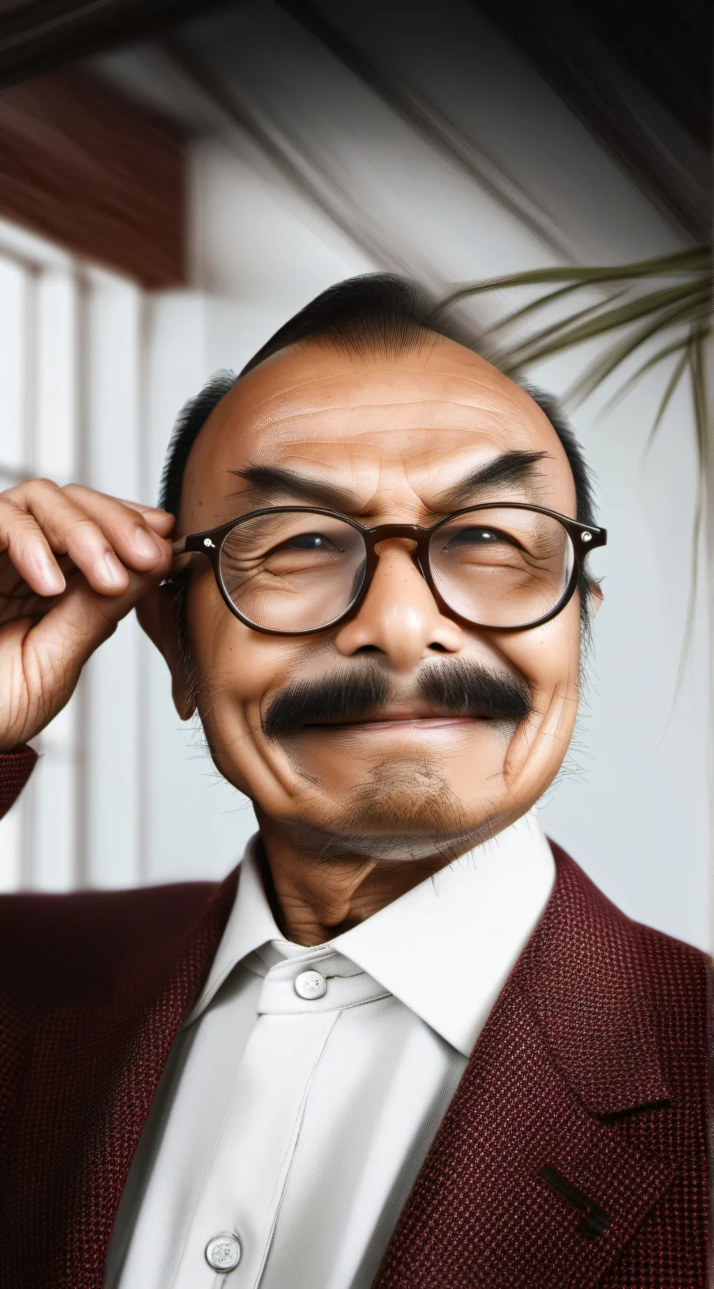 ai character: wise man background