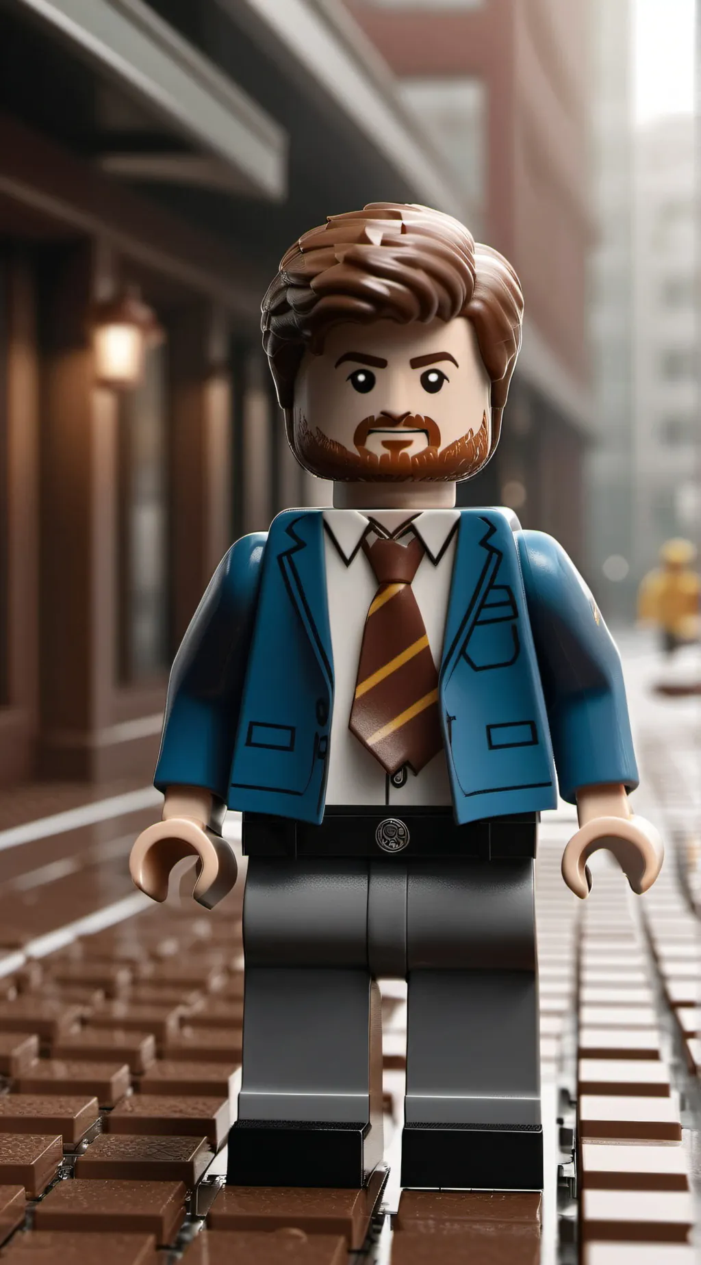 ai character: legoland background