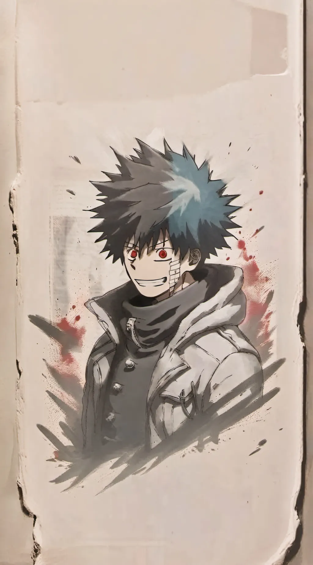 ai character: crying dabi background