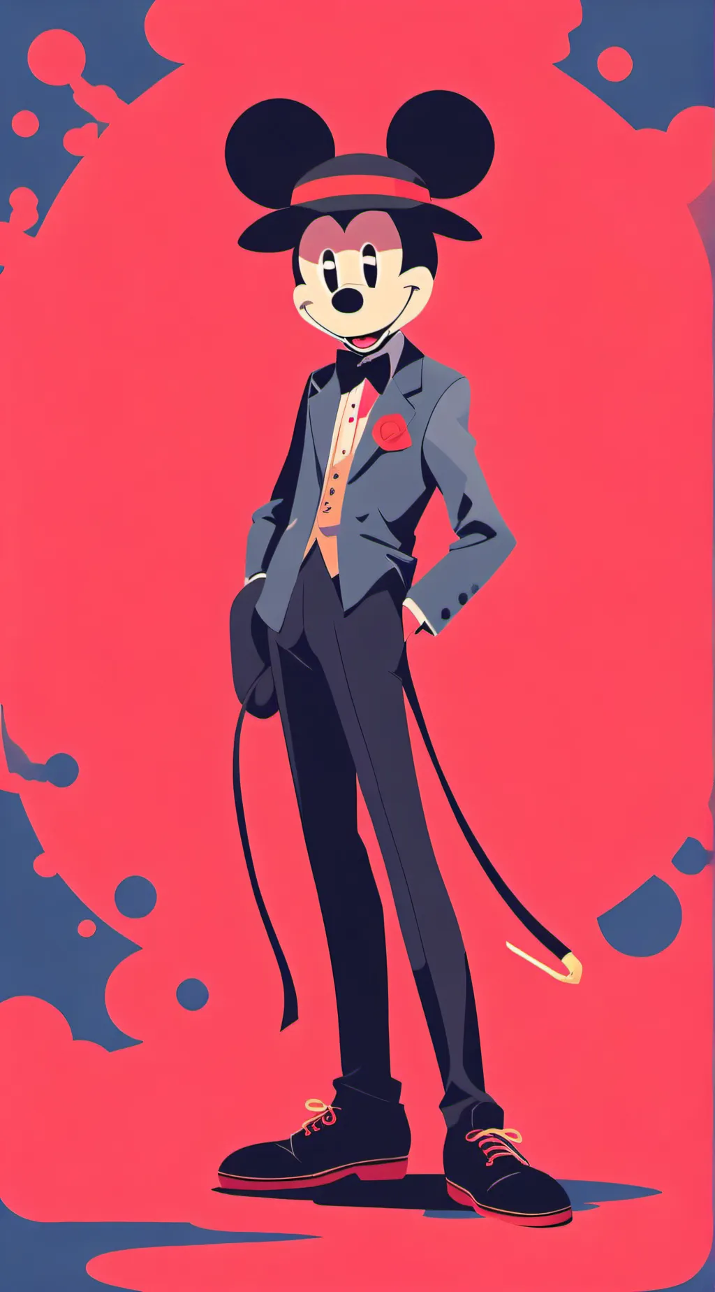 ai character: mouse. avi background