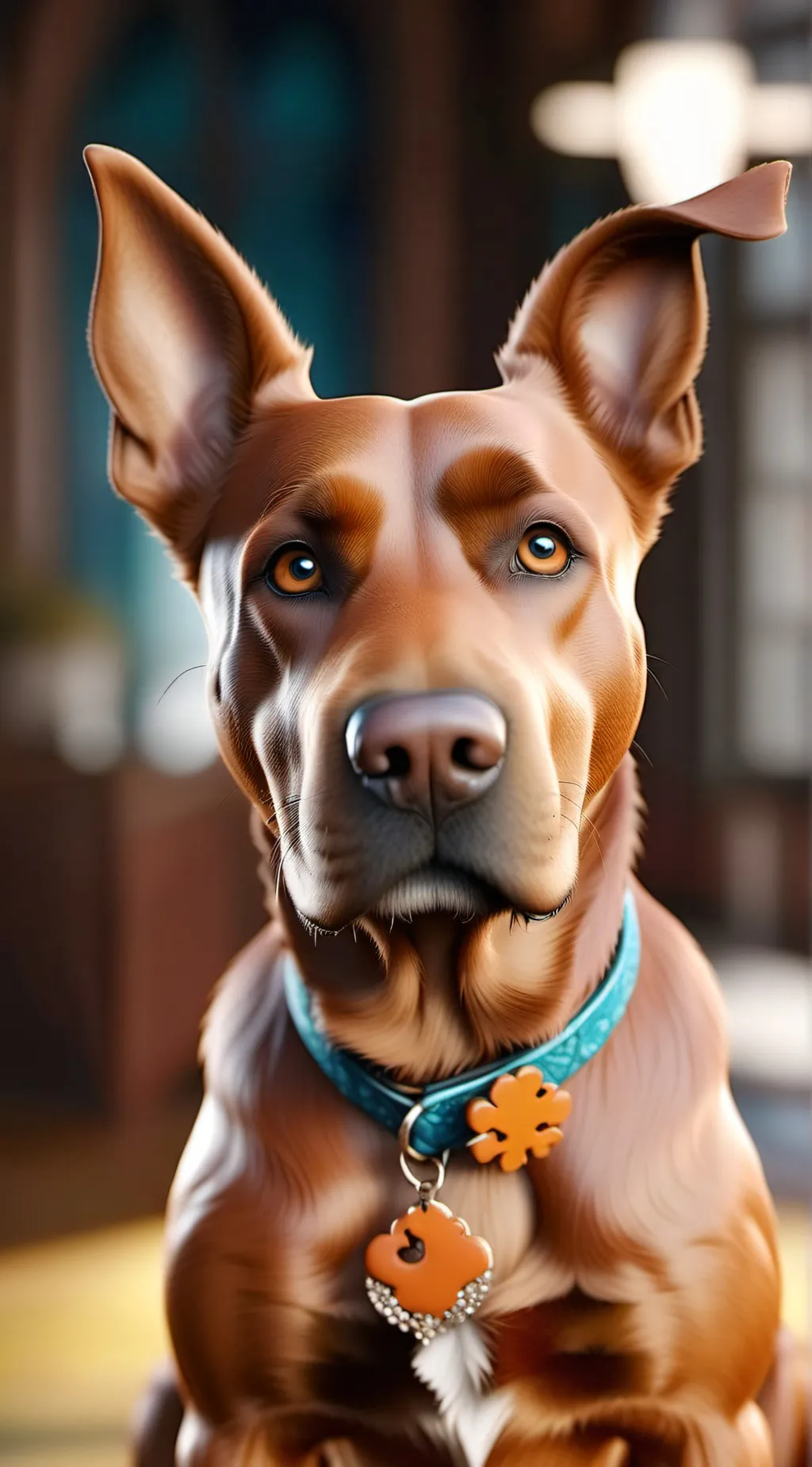 ai character: Mystety inc background