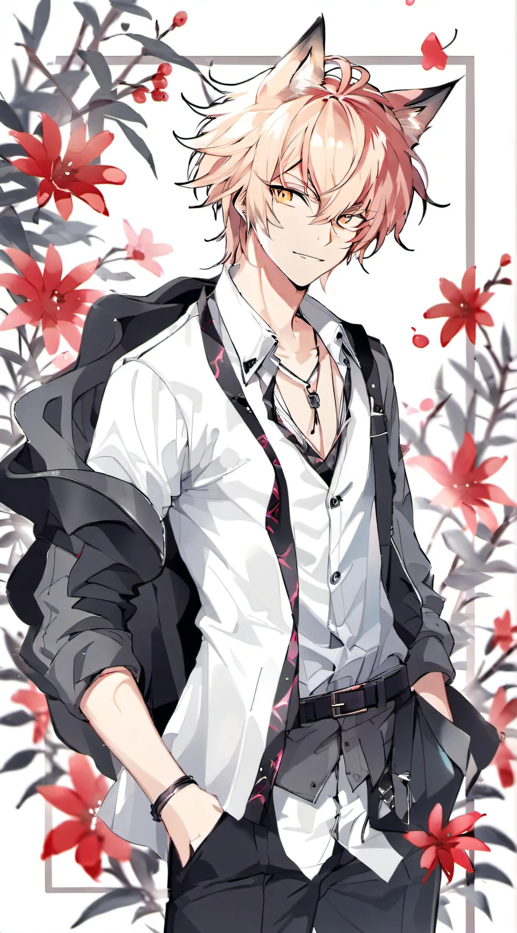 ai character: Max the Foxboy background