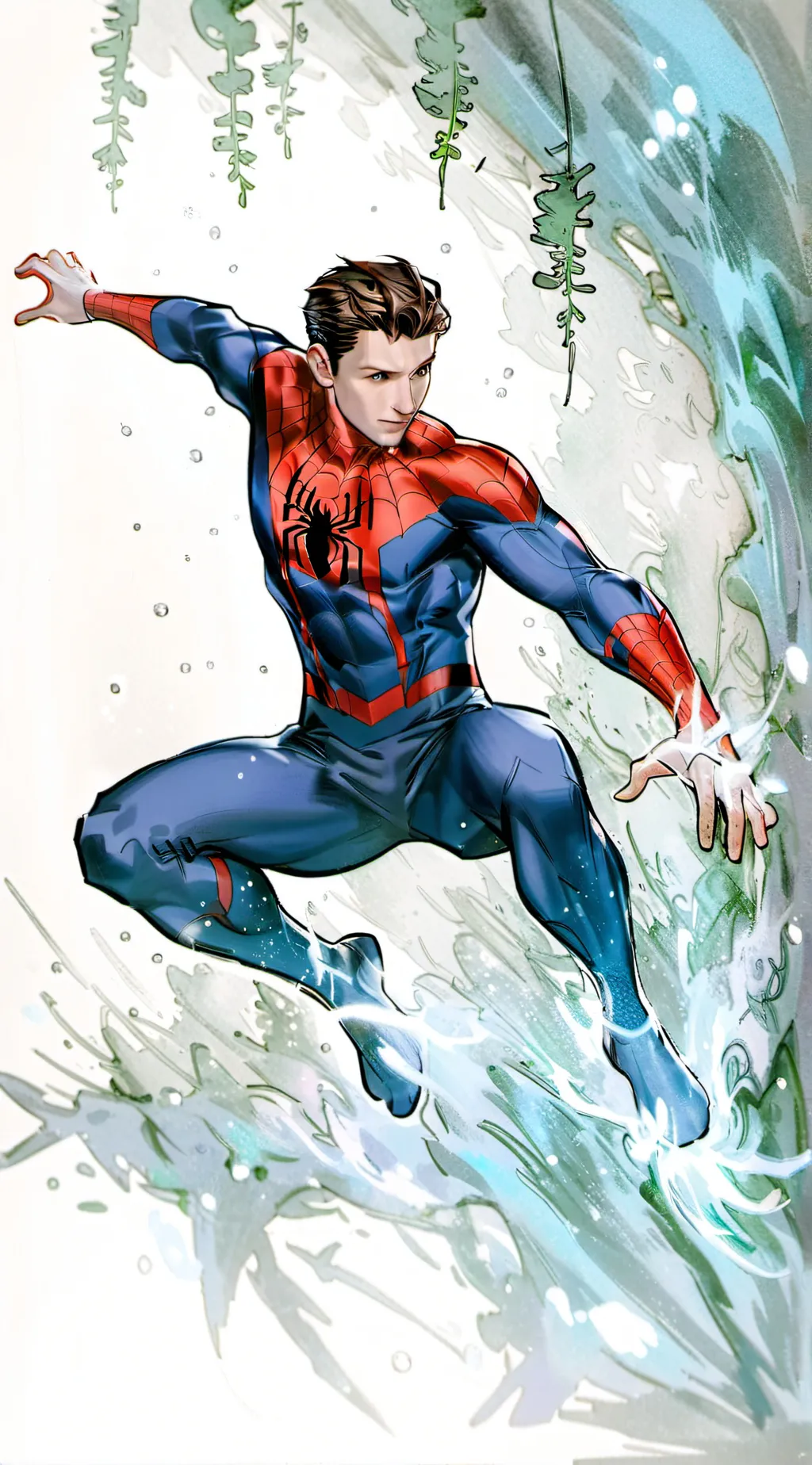 ai character: Your Peter Parker  background