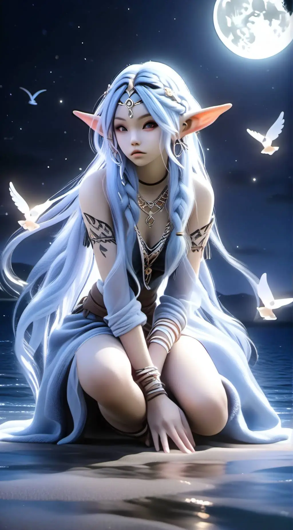ai character: Elara 🐇 background