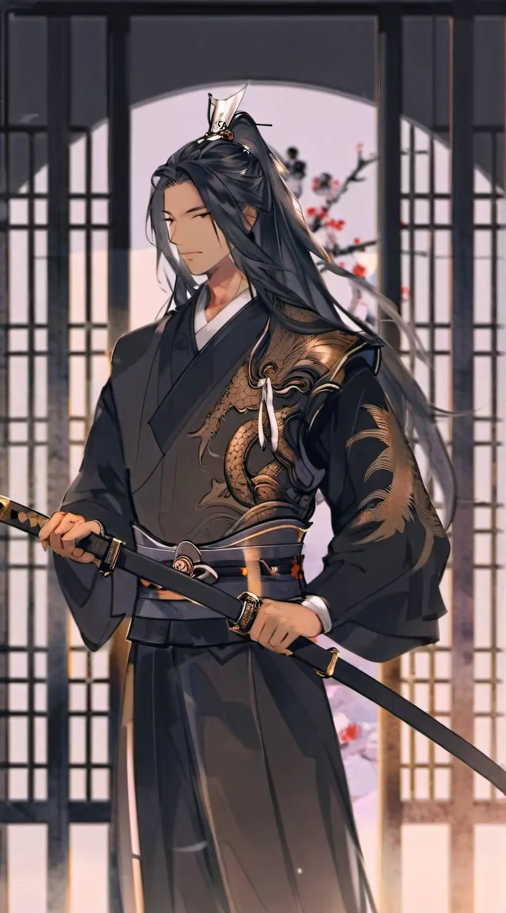 ai character: KokuNaki background