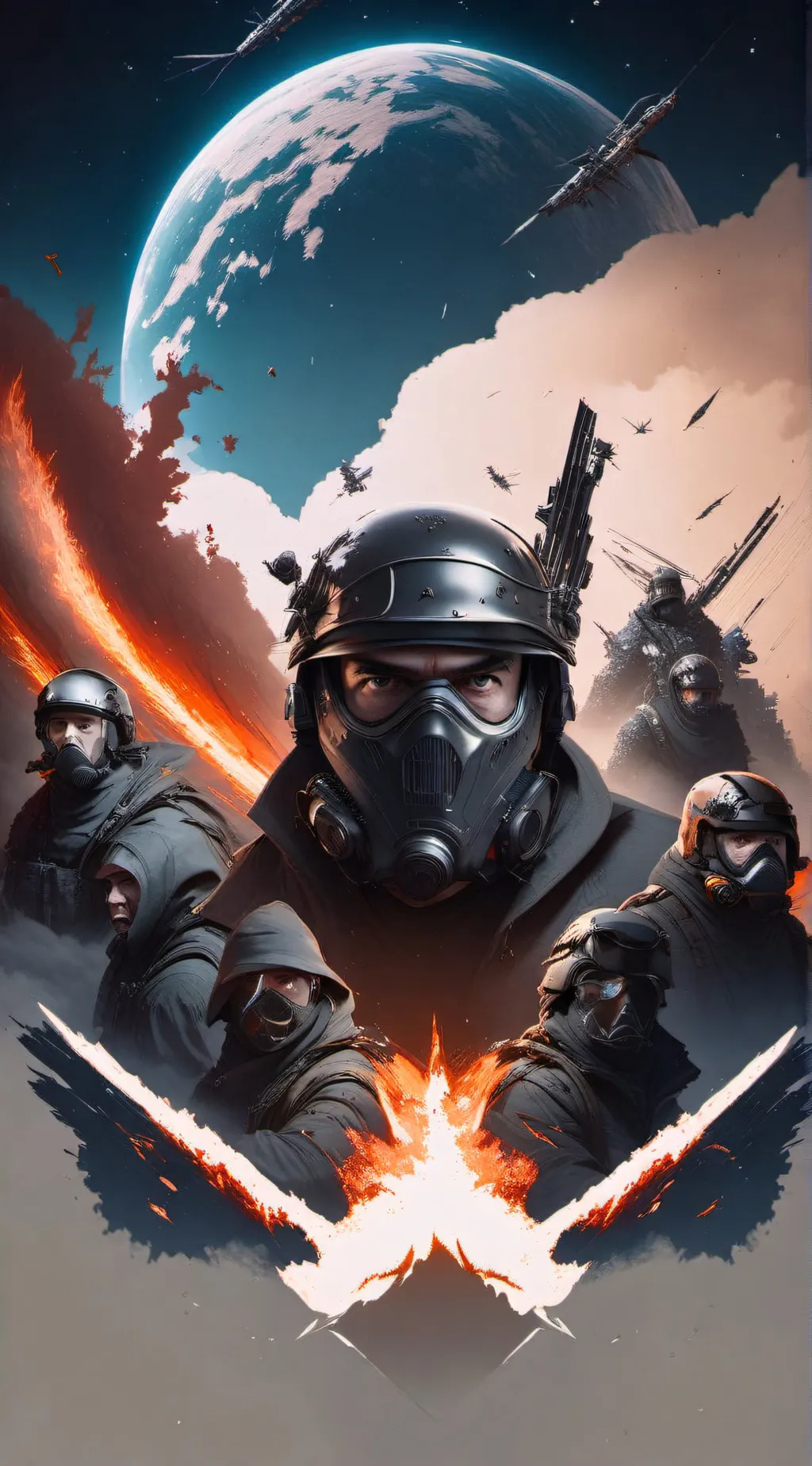 ai character: Solider background