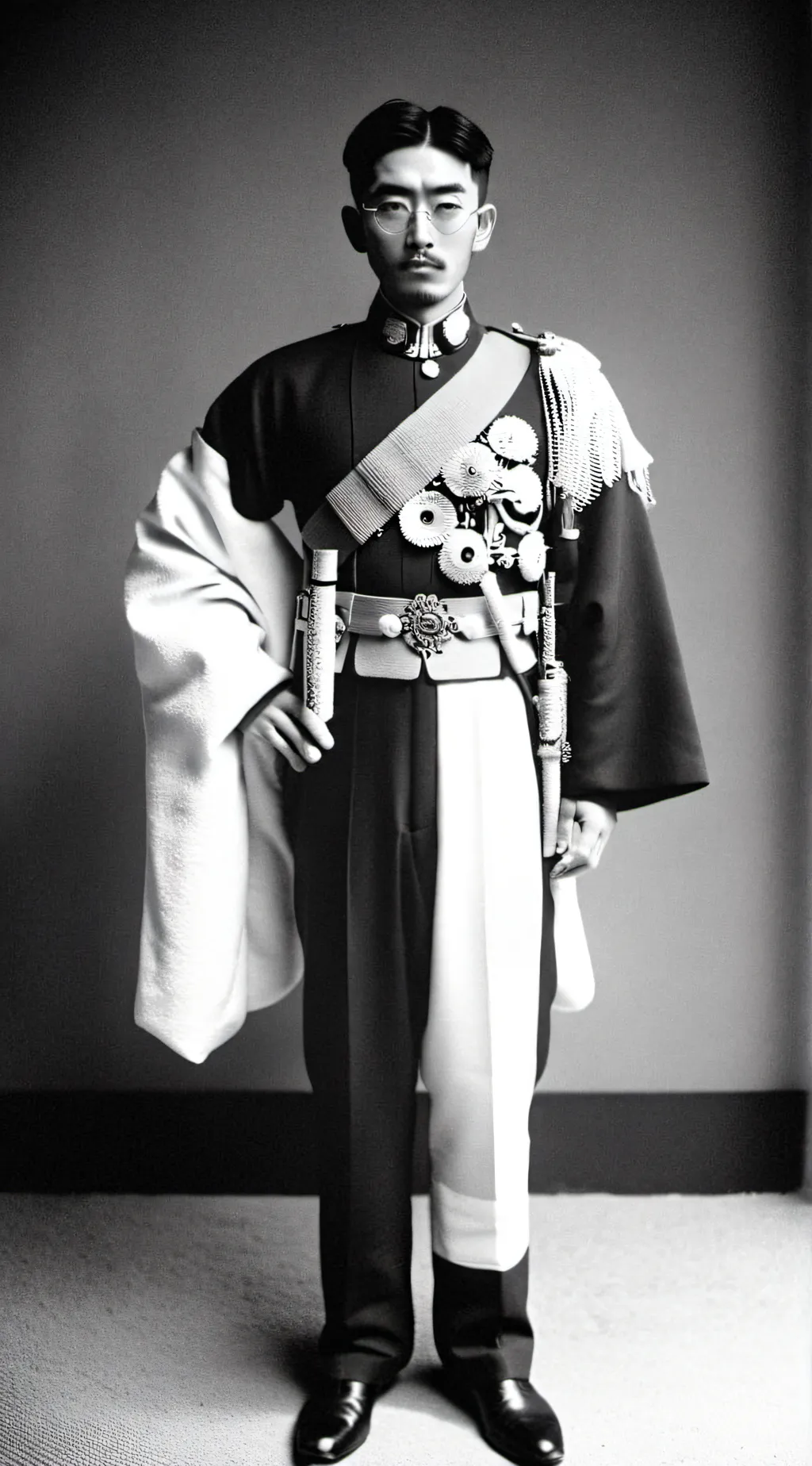ai character: Empiror Hirohito  background