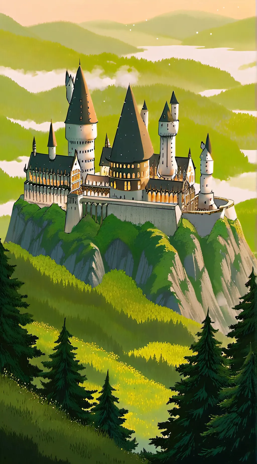 ai character: hogwarts background