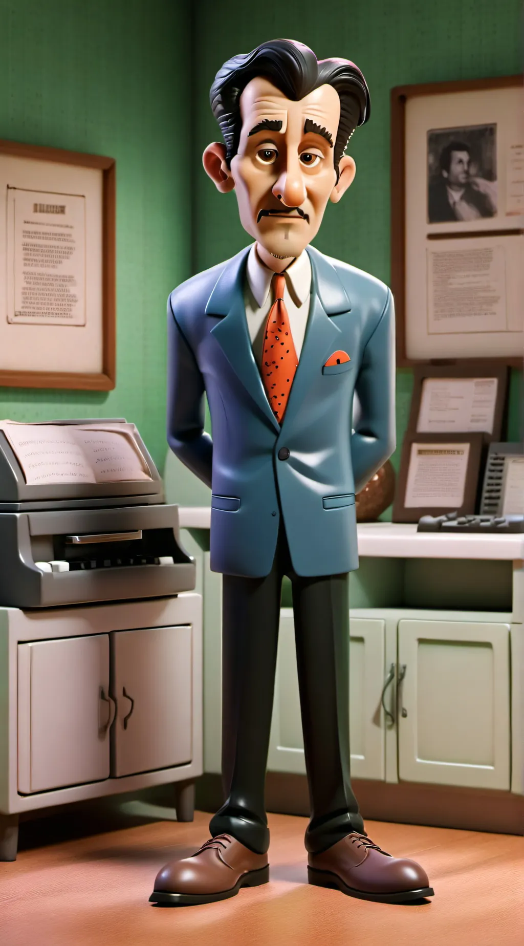 ai character: larry Laffer  background