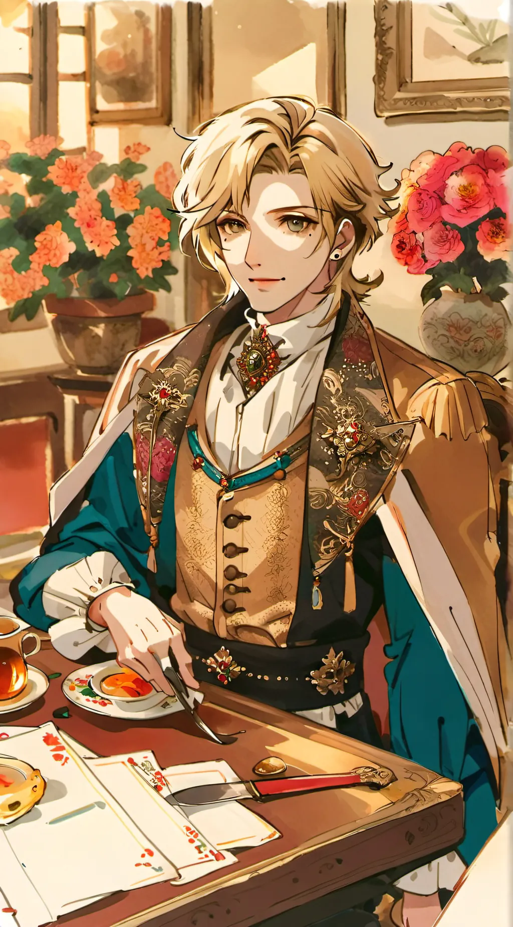 ai character: Nick(Wolf trainer) background