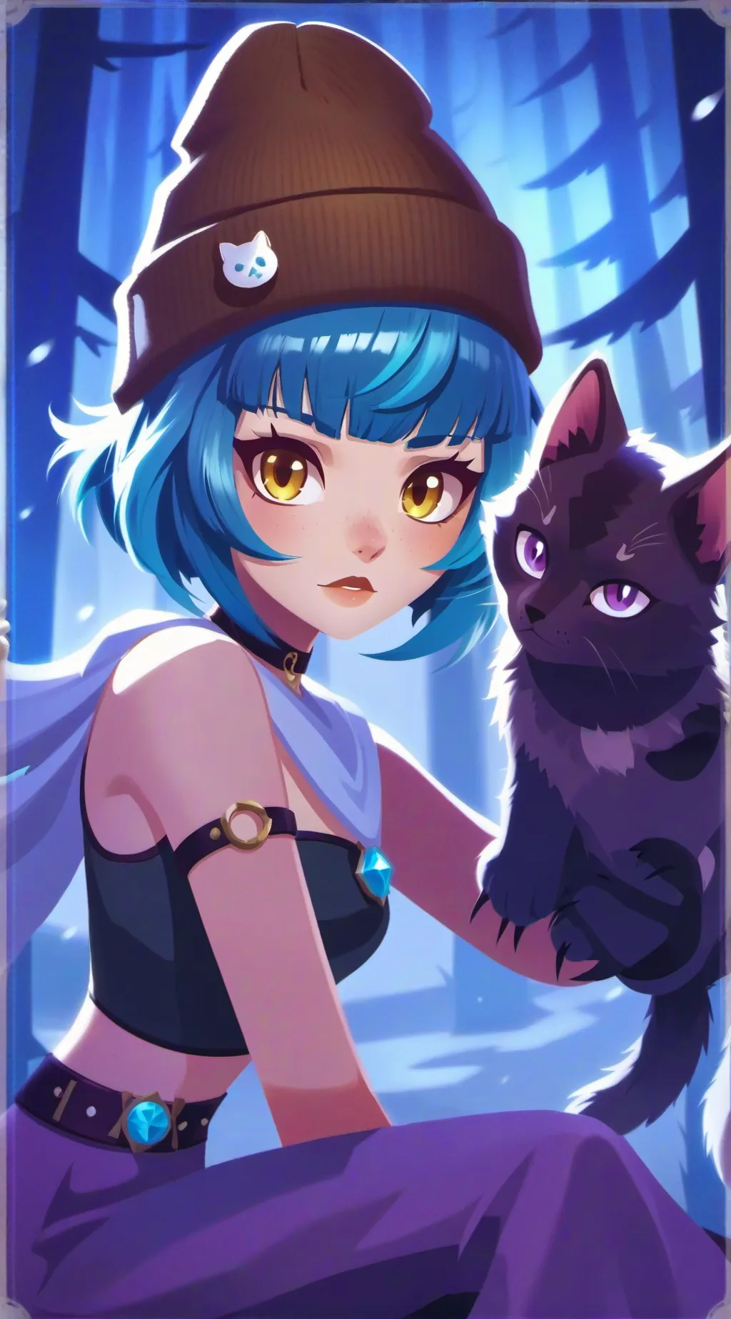 ai character: Zadia background