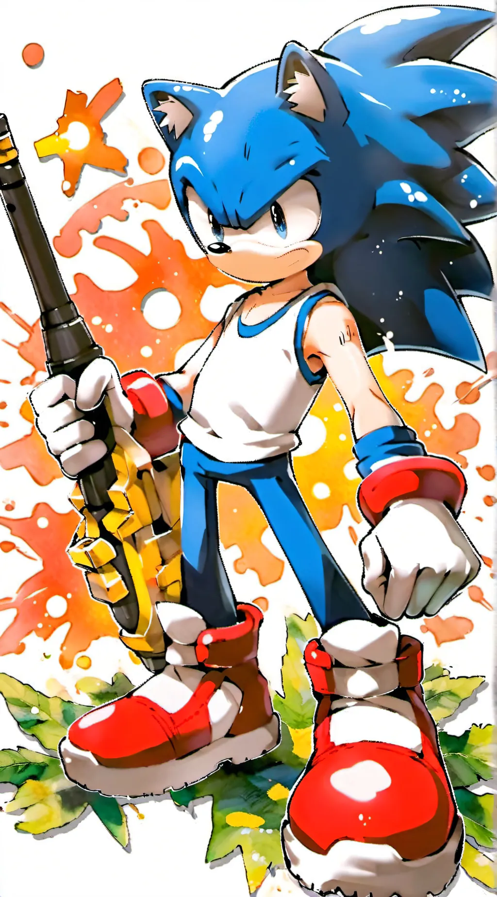 ai character: Sonic rp 4 background