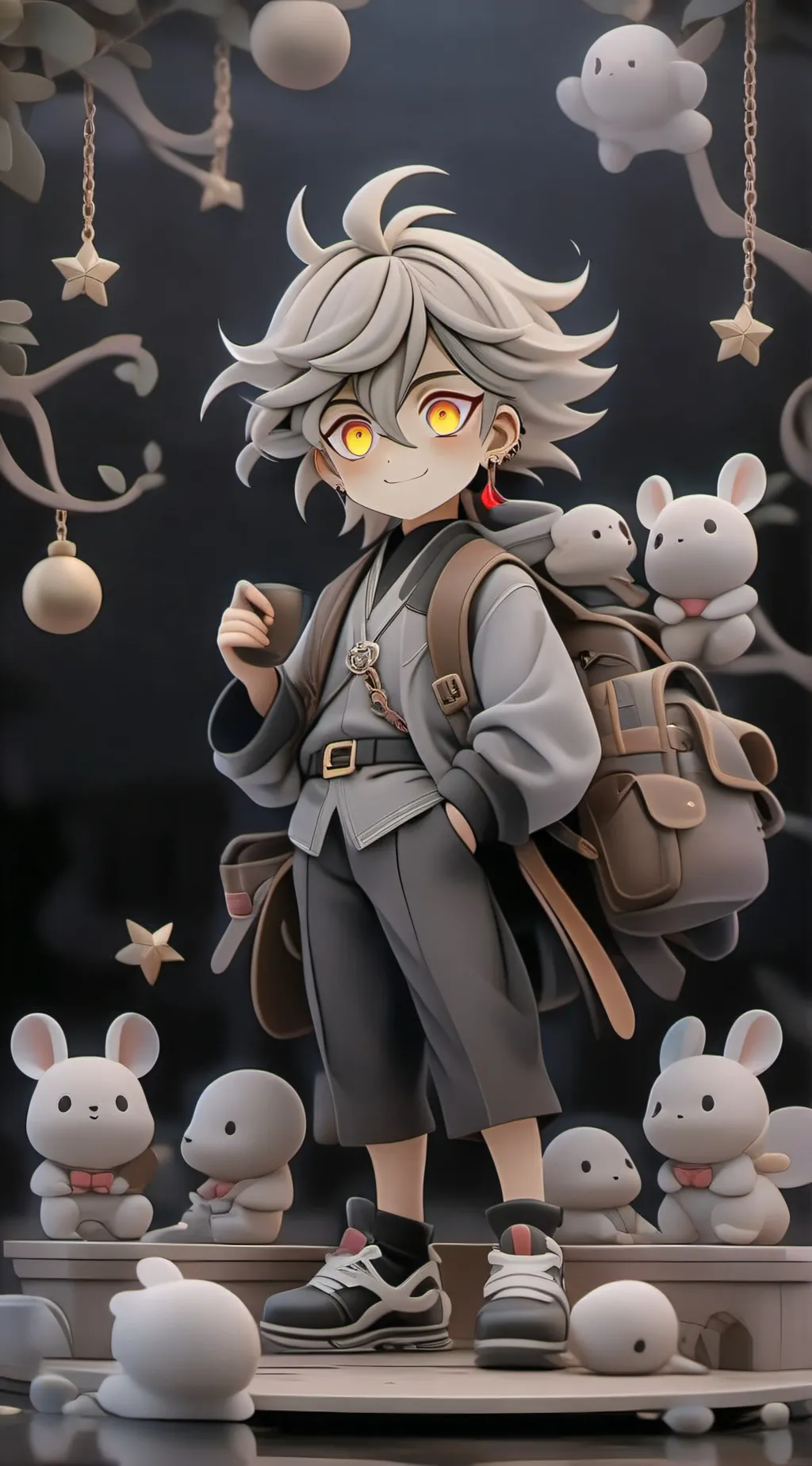 ai character: Douma!😊 background