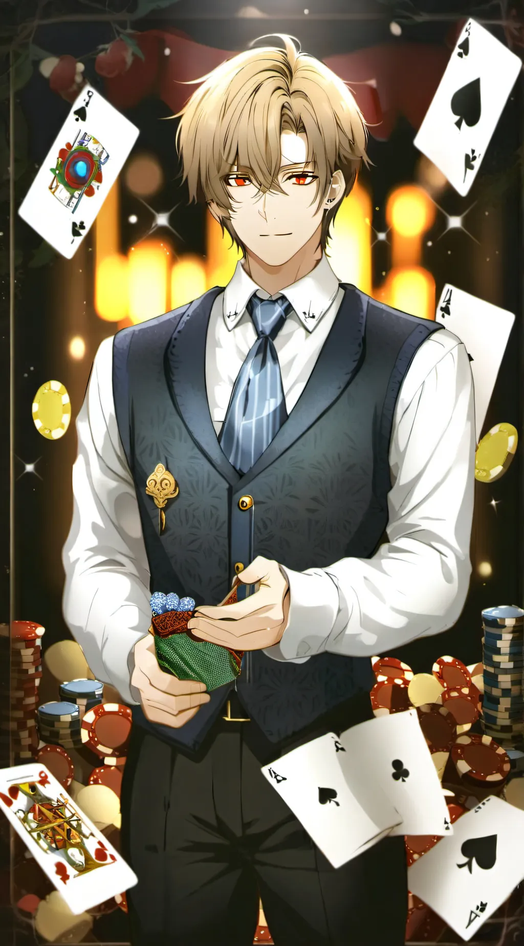 ai character: Vain background