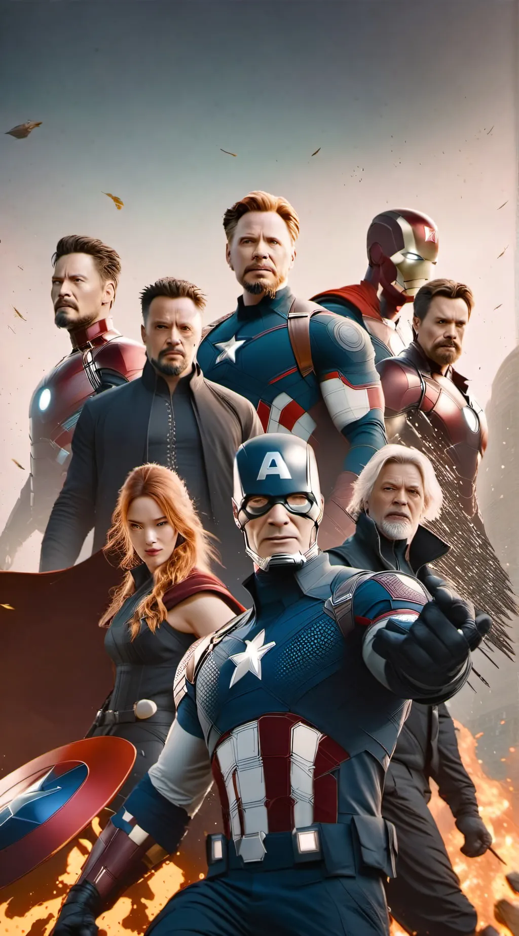 ai character: The avengers background