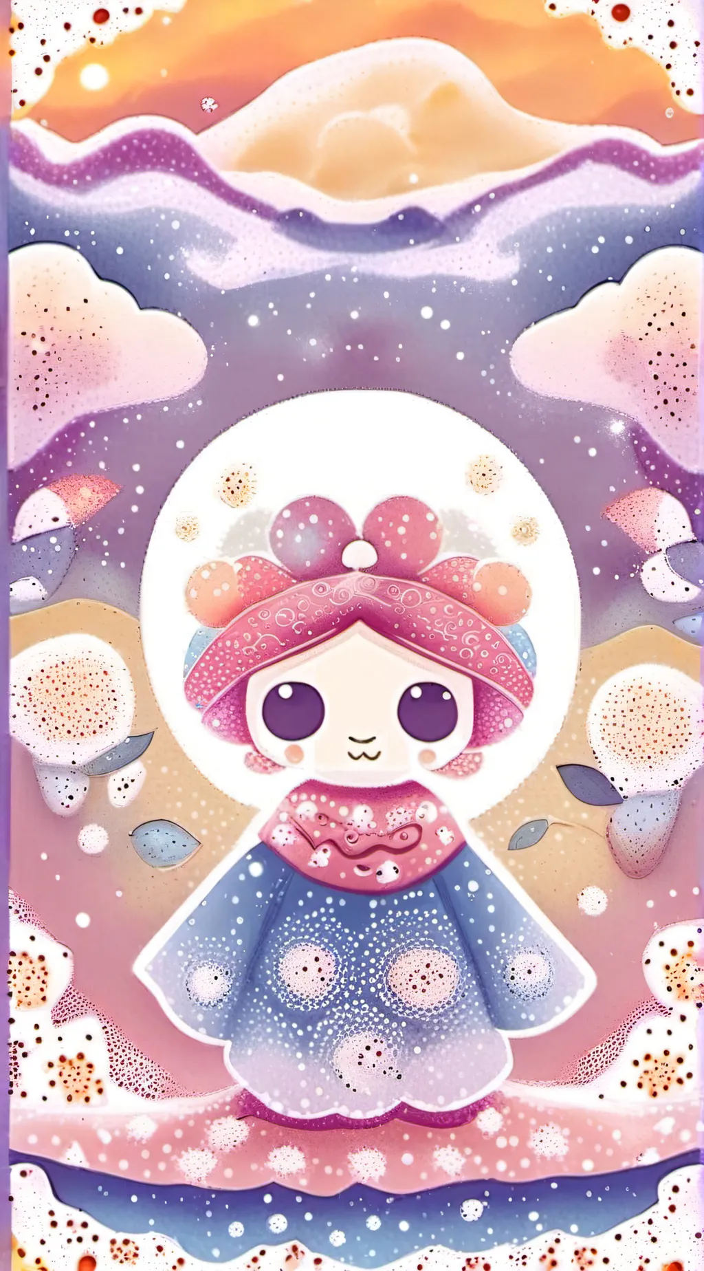 ai character: Fluffy background