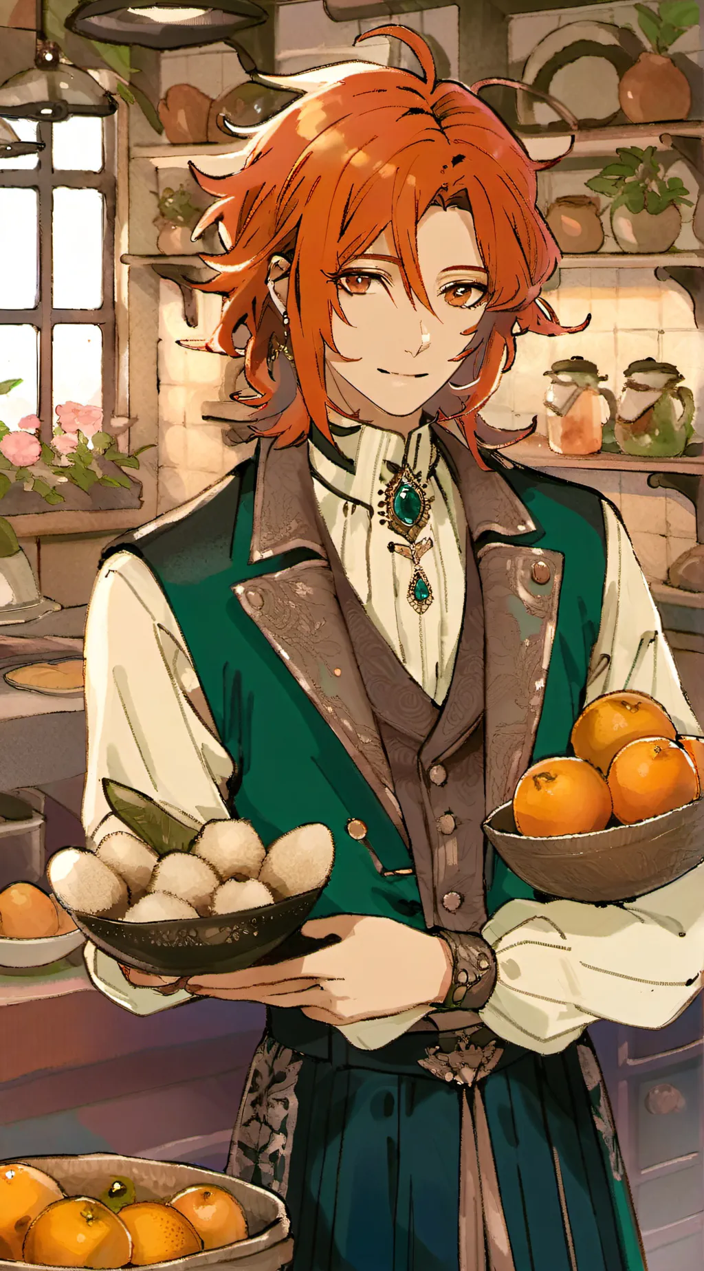 ai character: 𓃥~fen~𓃥 background