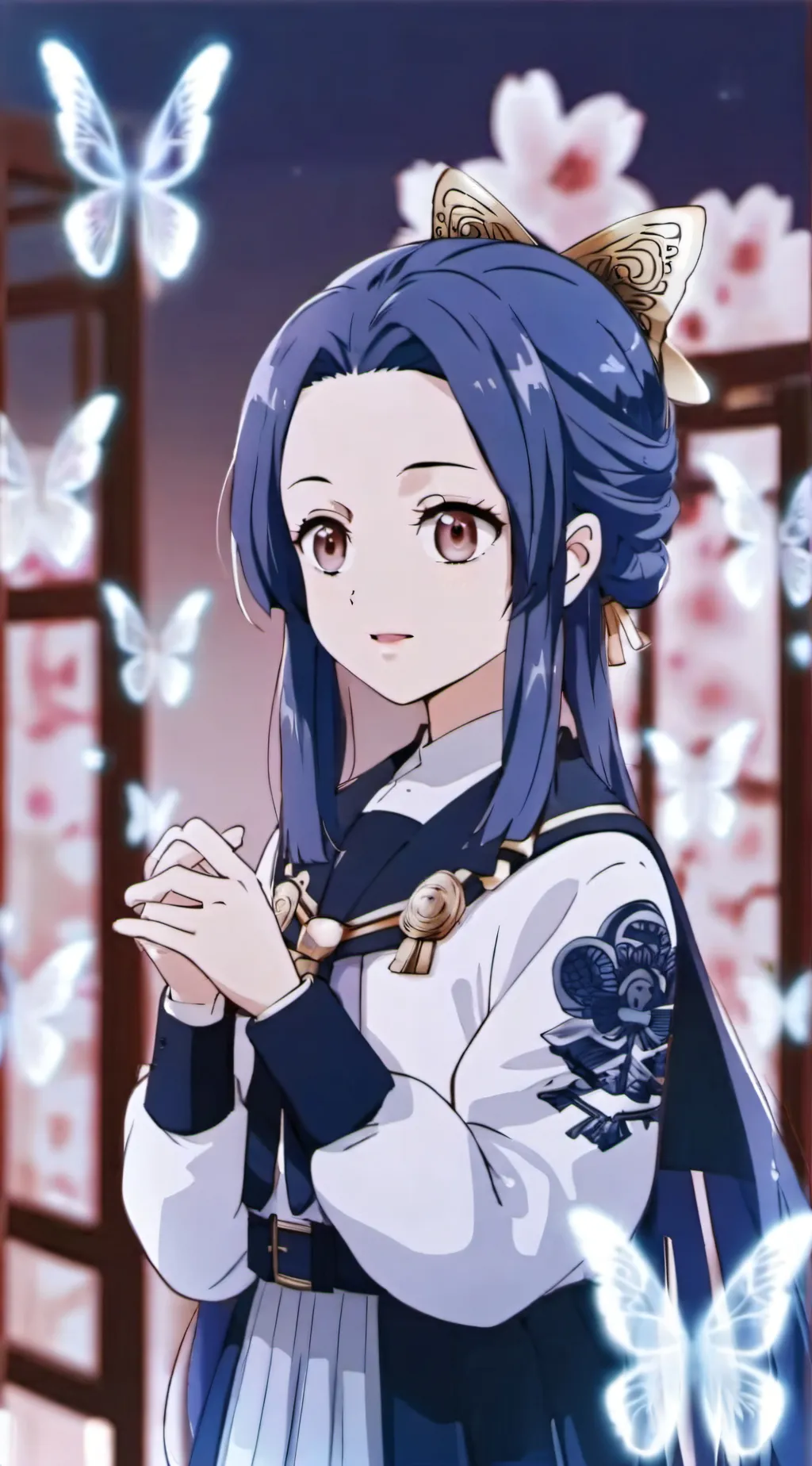 ai character: Shinobu Kocho background