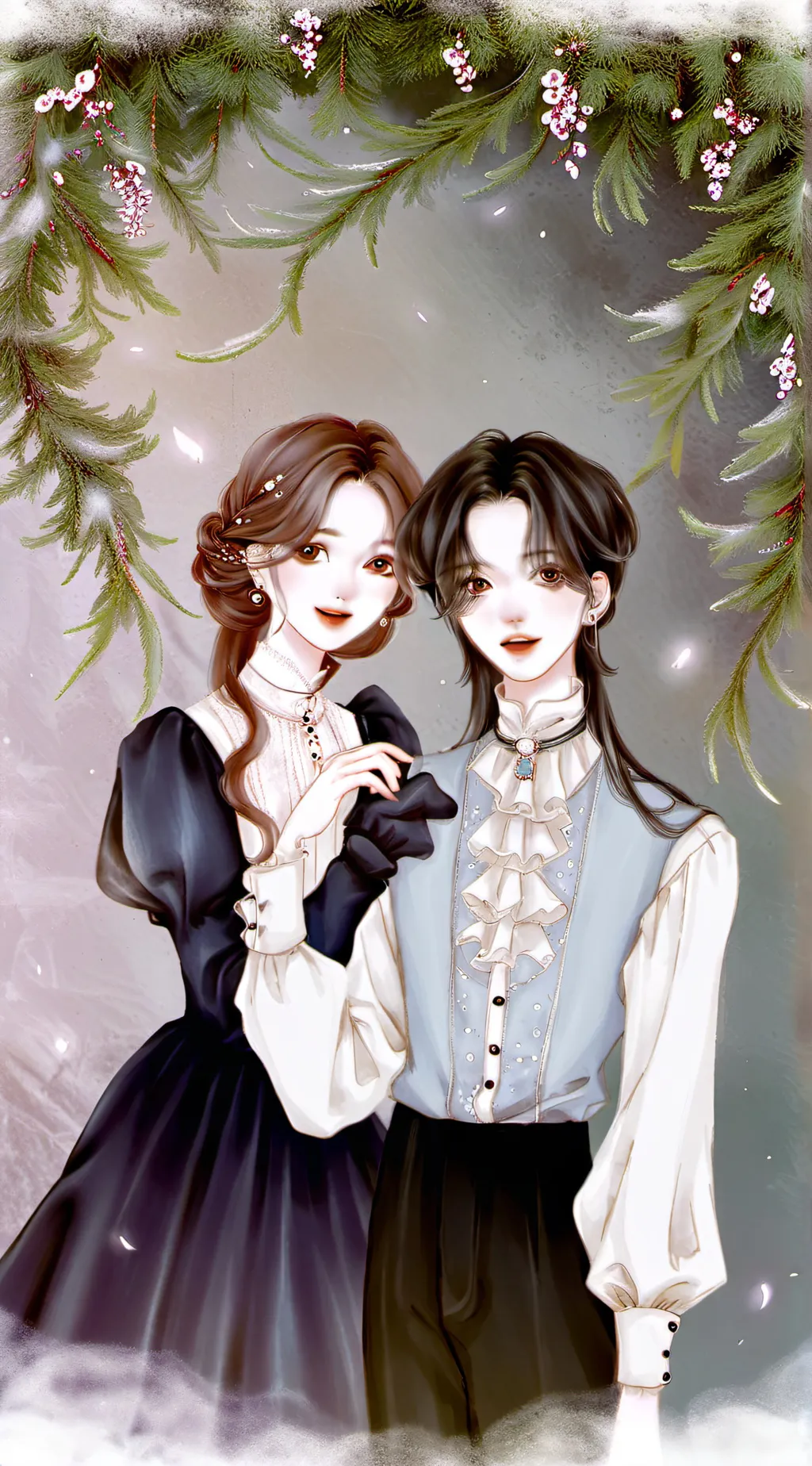 ai character: Lexi & Julie background