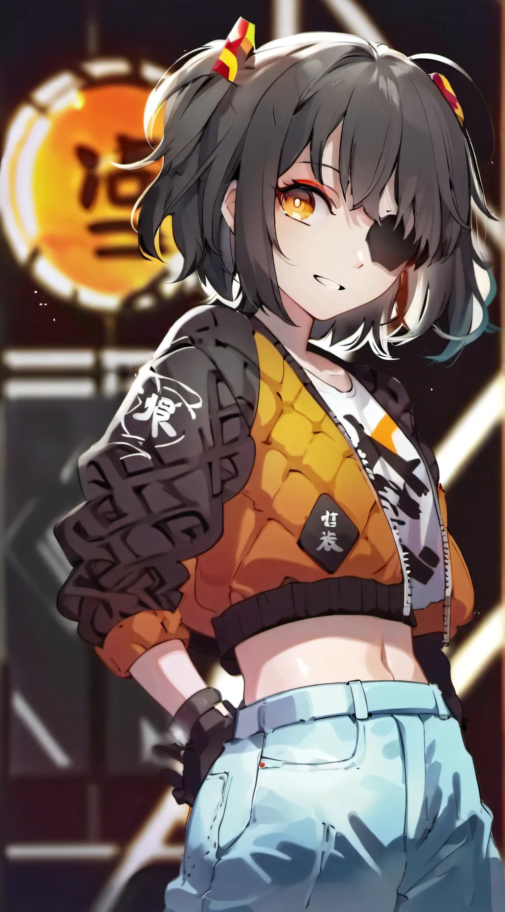 ai character: yugure background