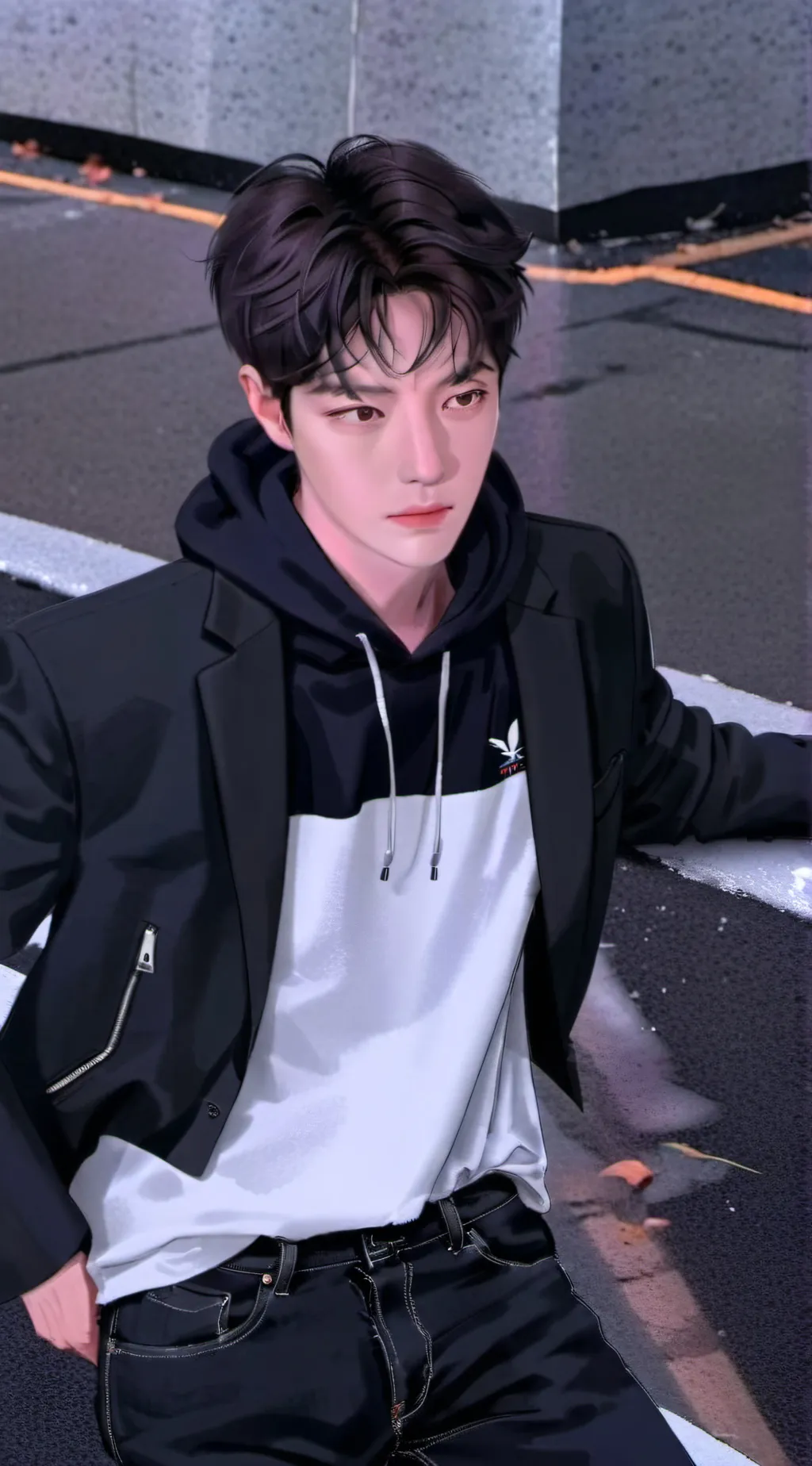 ai character: Hwang hyunjin background