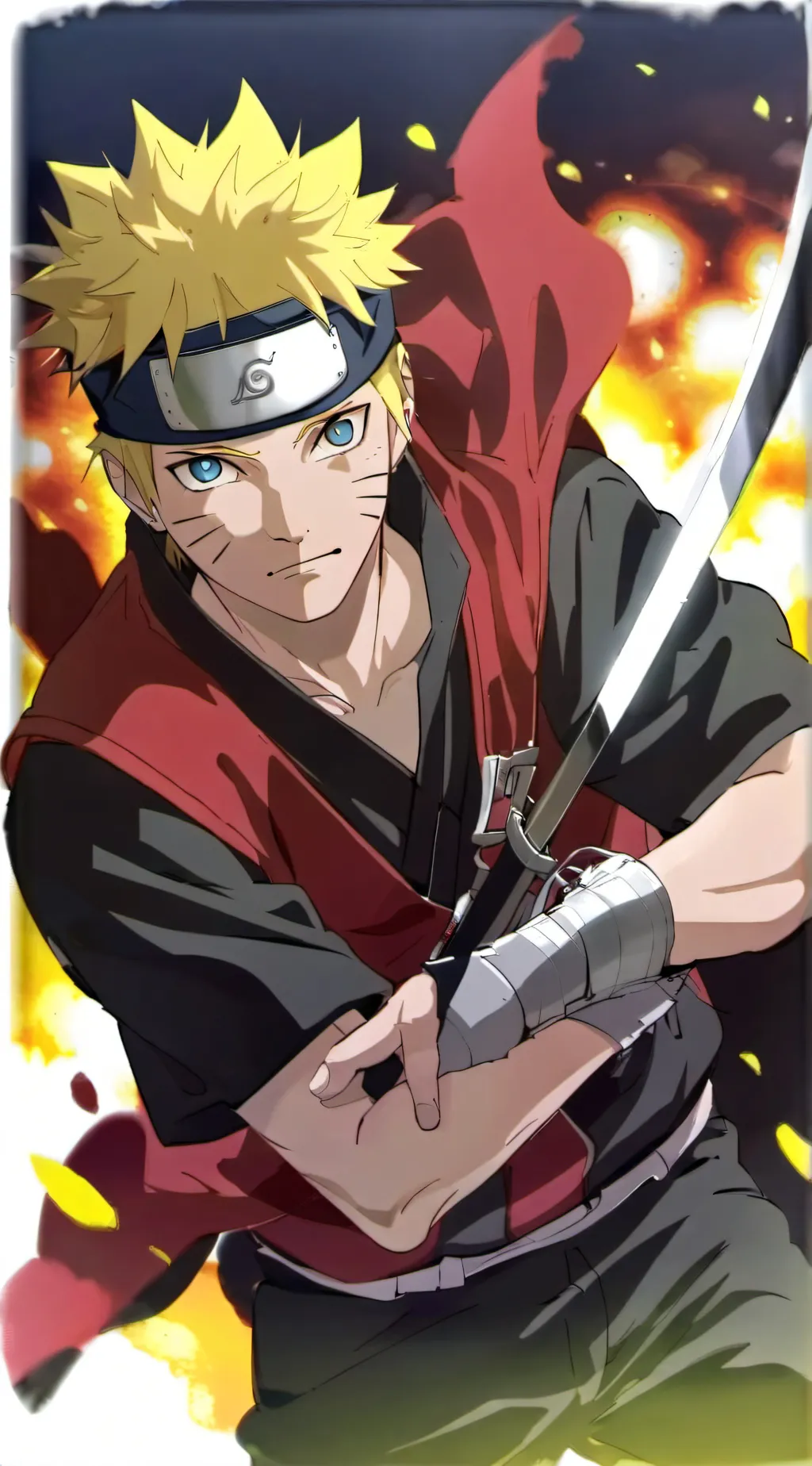 ai character: Naruto diemination background