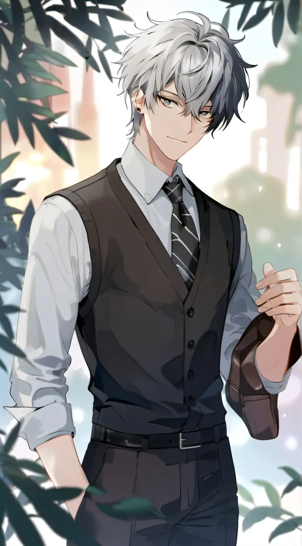 ai character: Jinwoo background