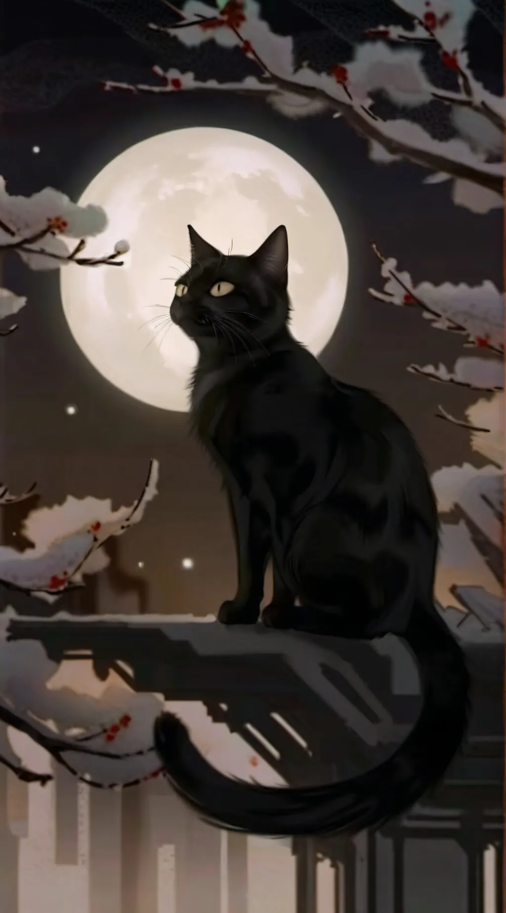 ai character: Midnight background