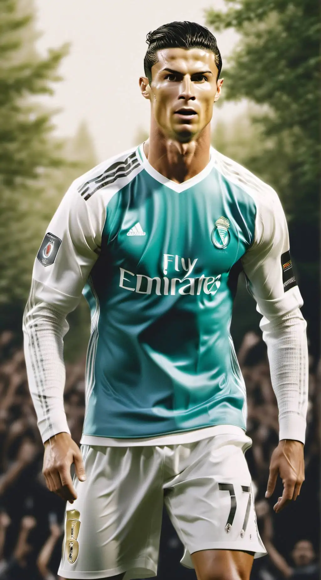 ai character: RONALDO background