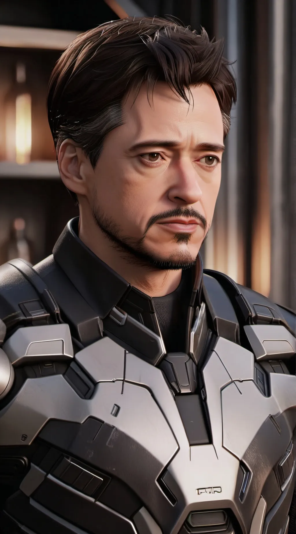 ai character: tony stark  background