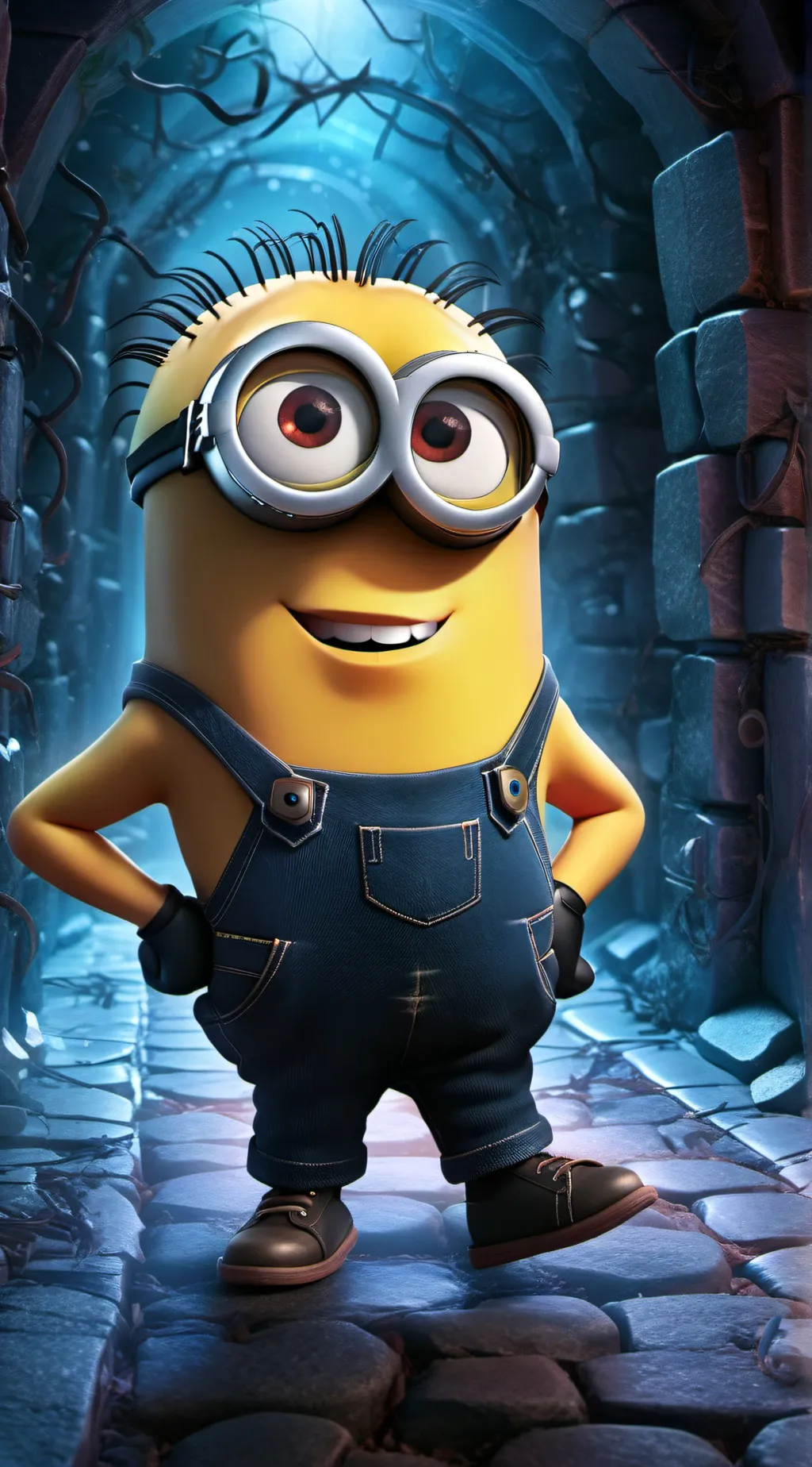 ai character: Minions trouble background