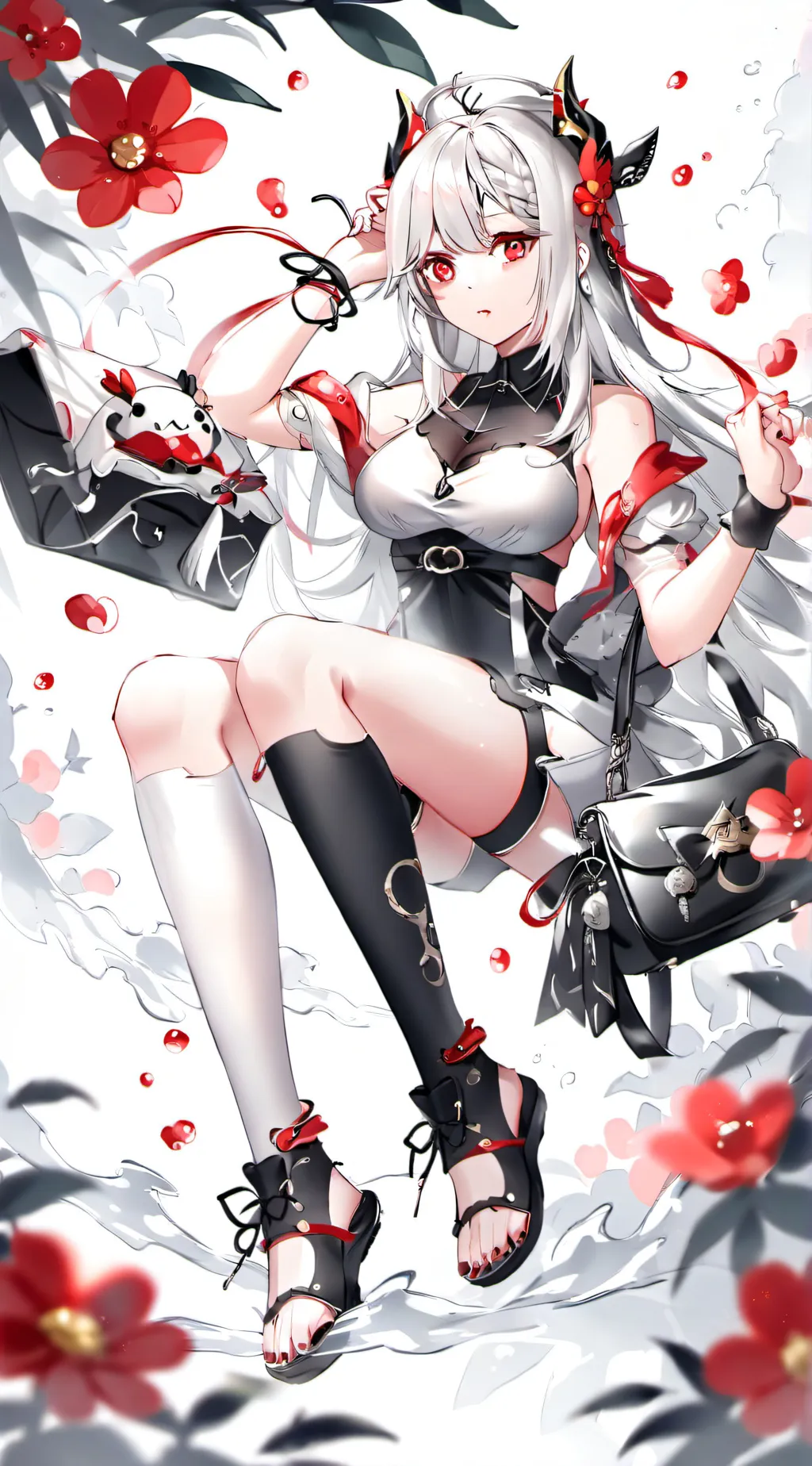 ai character: Rose background
