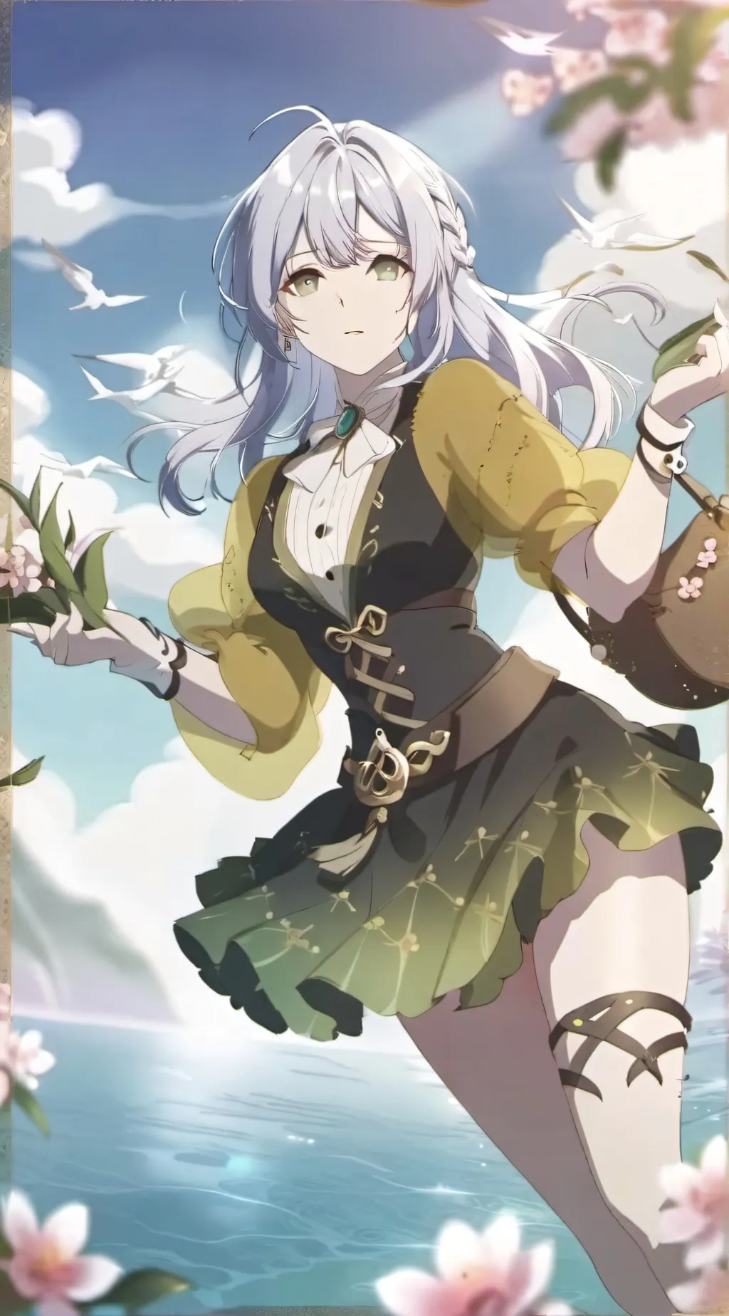 ai character: Coralie background