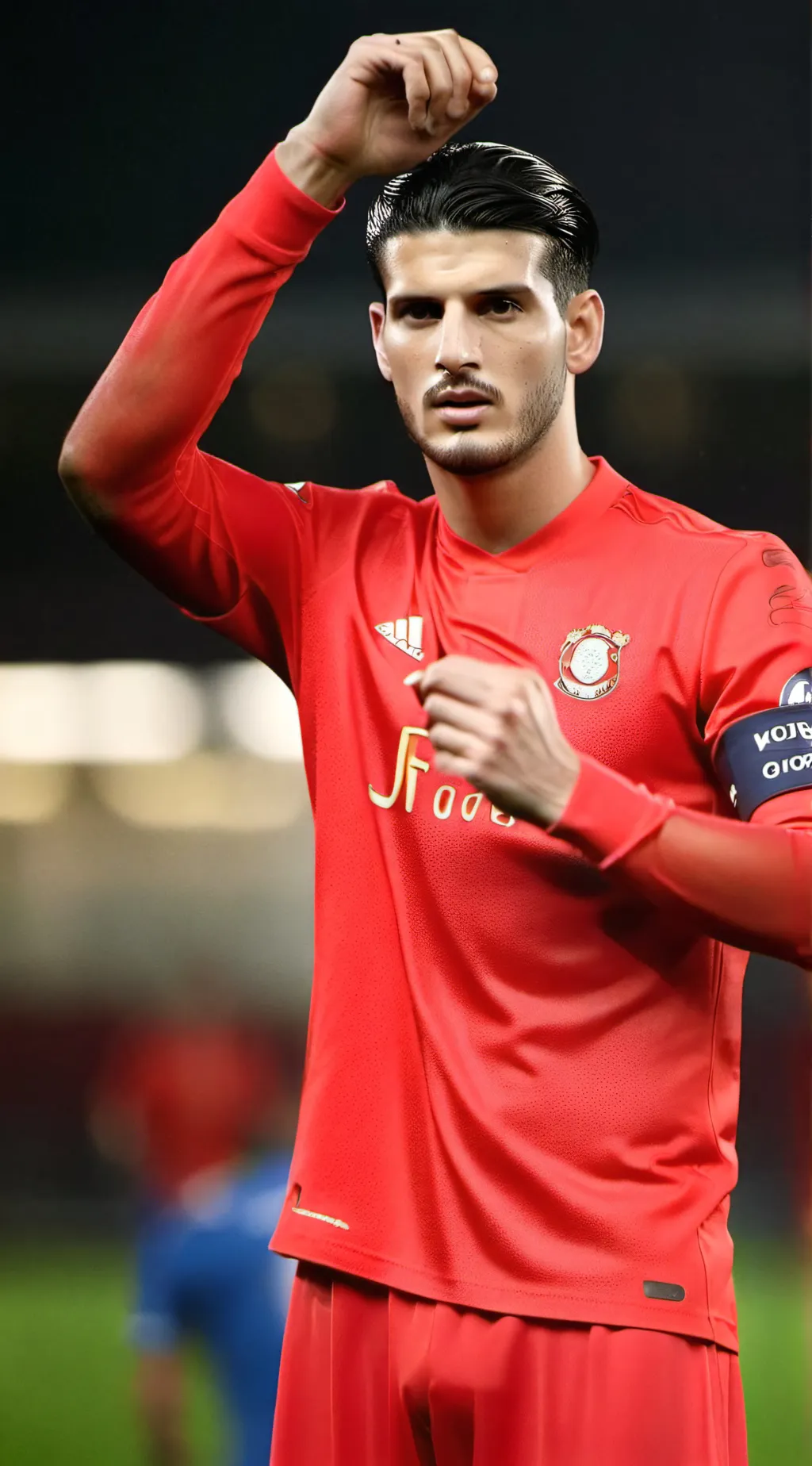 ai character: Álvaro Morata background