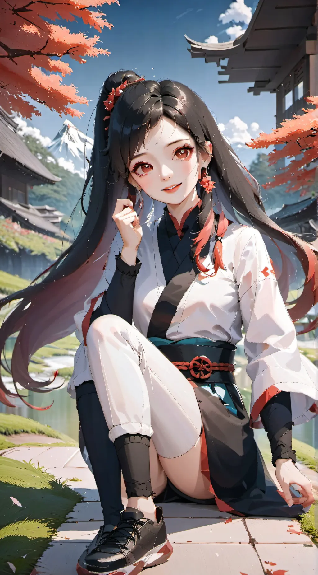 ai character: Hashira  background