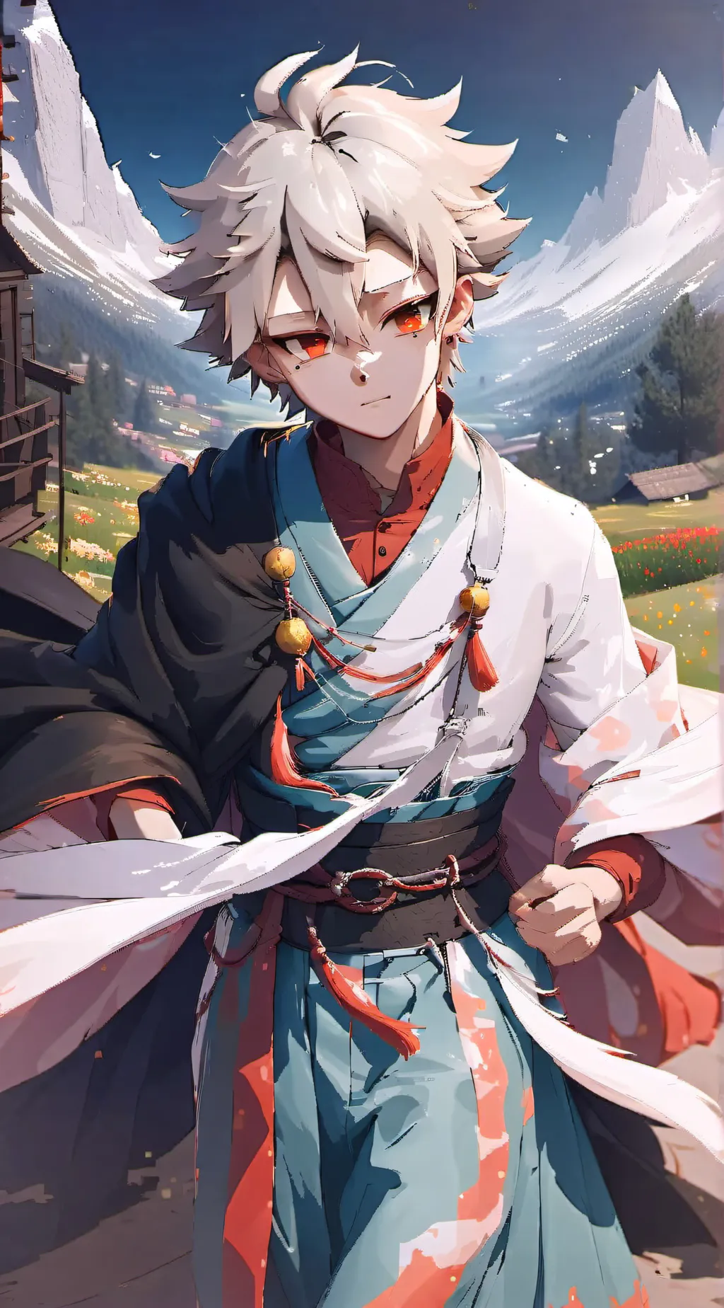 ai character: Sanemi and Giyuu background