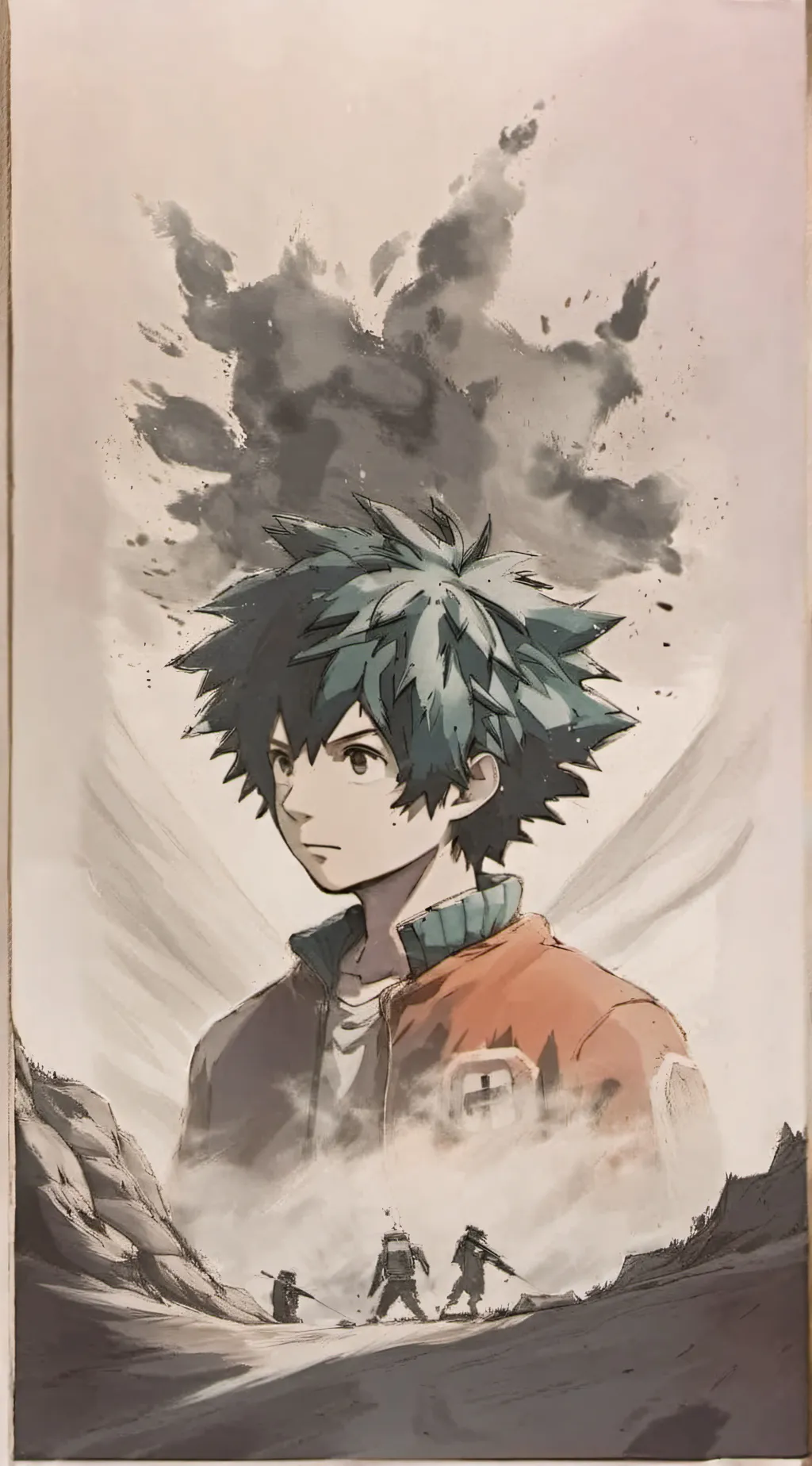 ai character: Deku background