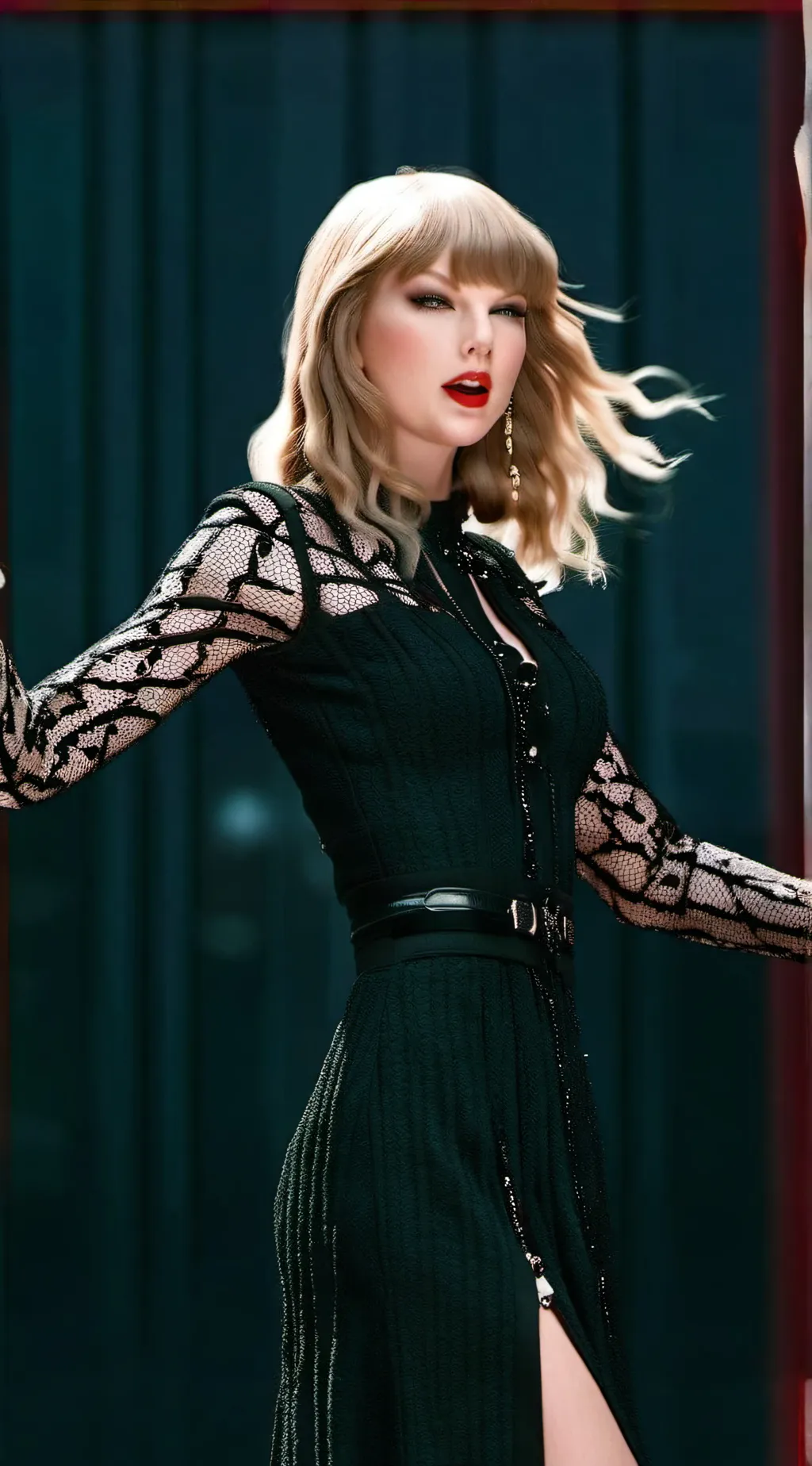 ai character: Taylor swift  background