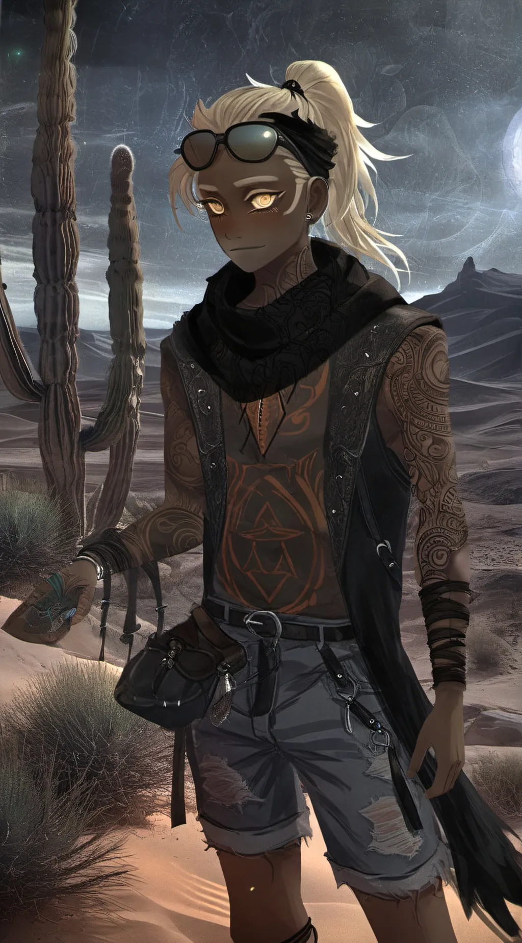 ai character: Aloe/Husk background