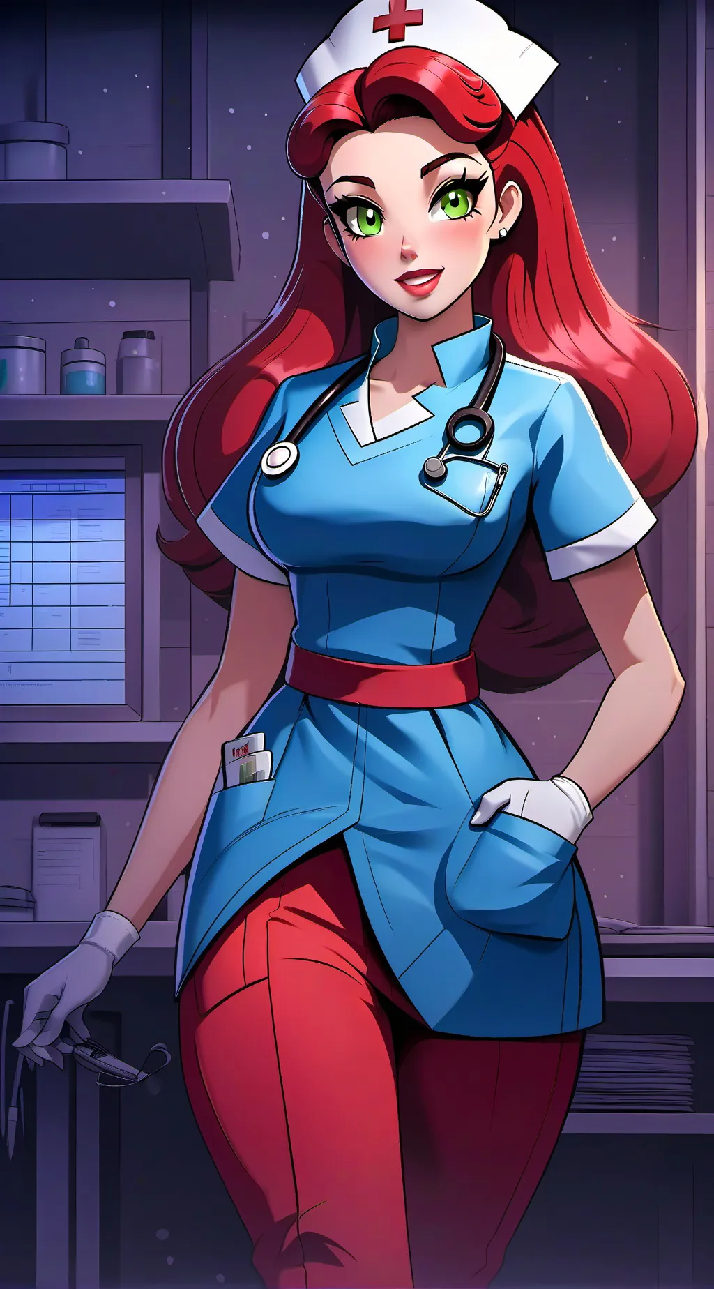 ai character: Nurse (MLB)  background