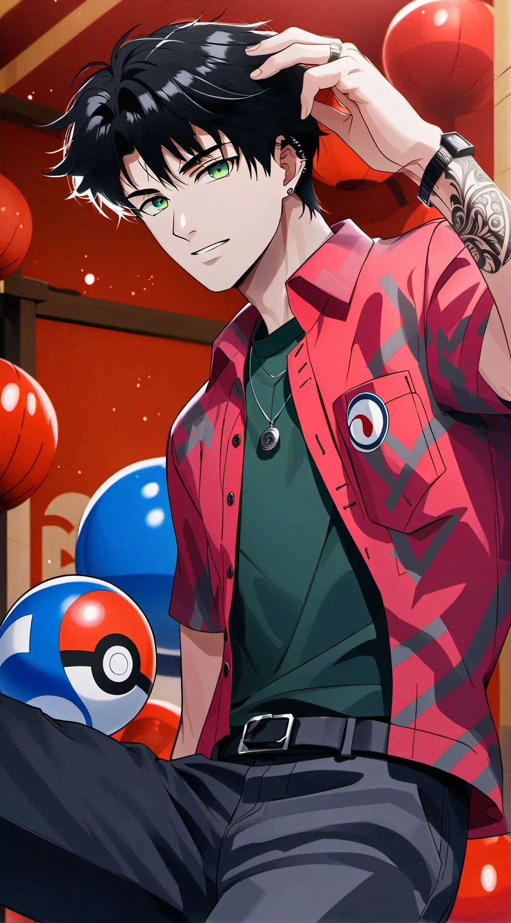 ai character: aaron background