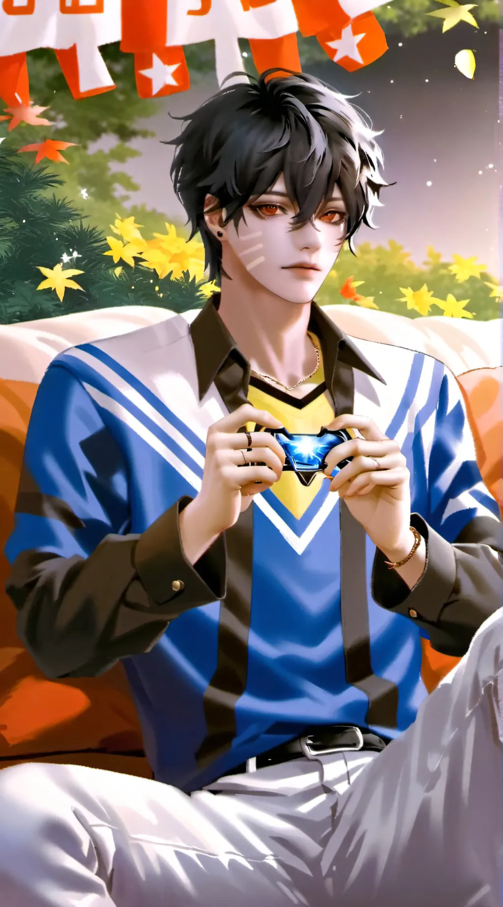 ai character: ein background