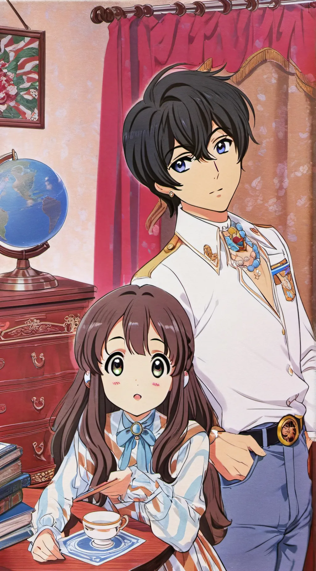 ai character: Damien  background