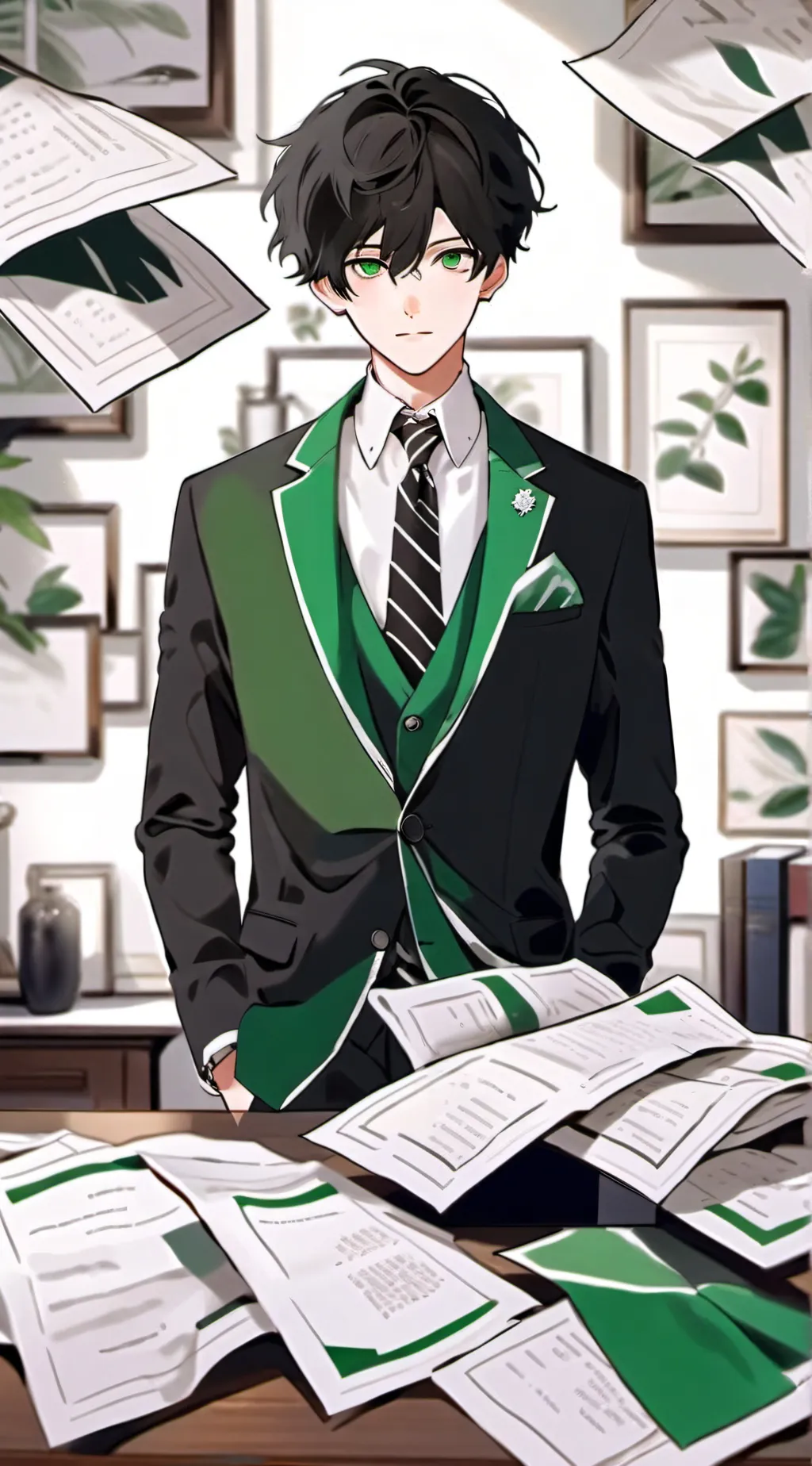 ai character: Max background